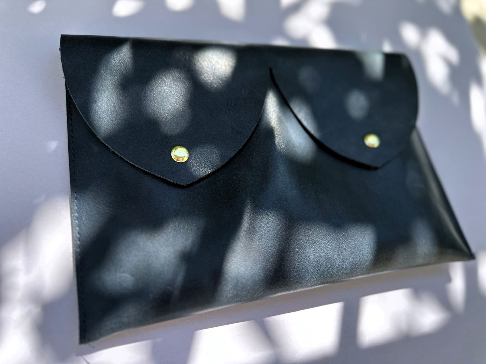 Boobies Leather Clutch