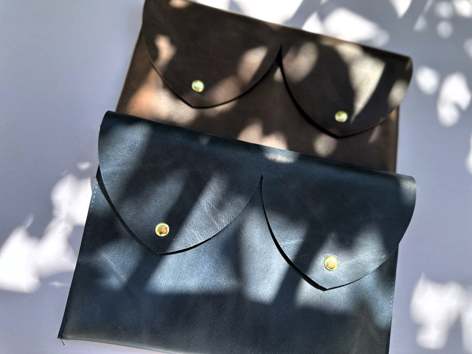 Boobies Leather Clutch