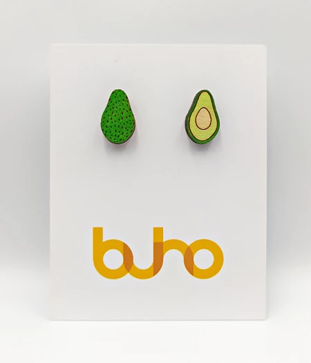 Avocado earring pins