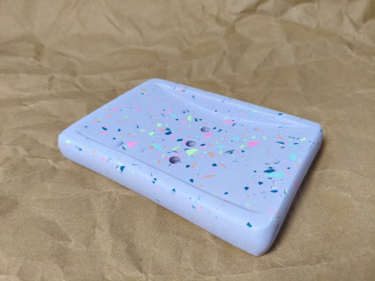 Σαπουνοθήκη Terrazzo - Λιλά 