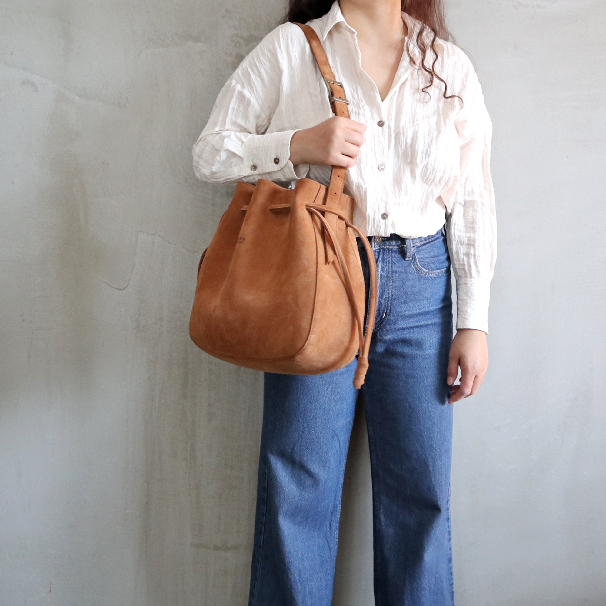 Maree, Suede Leather Bag