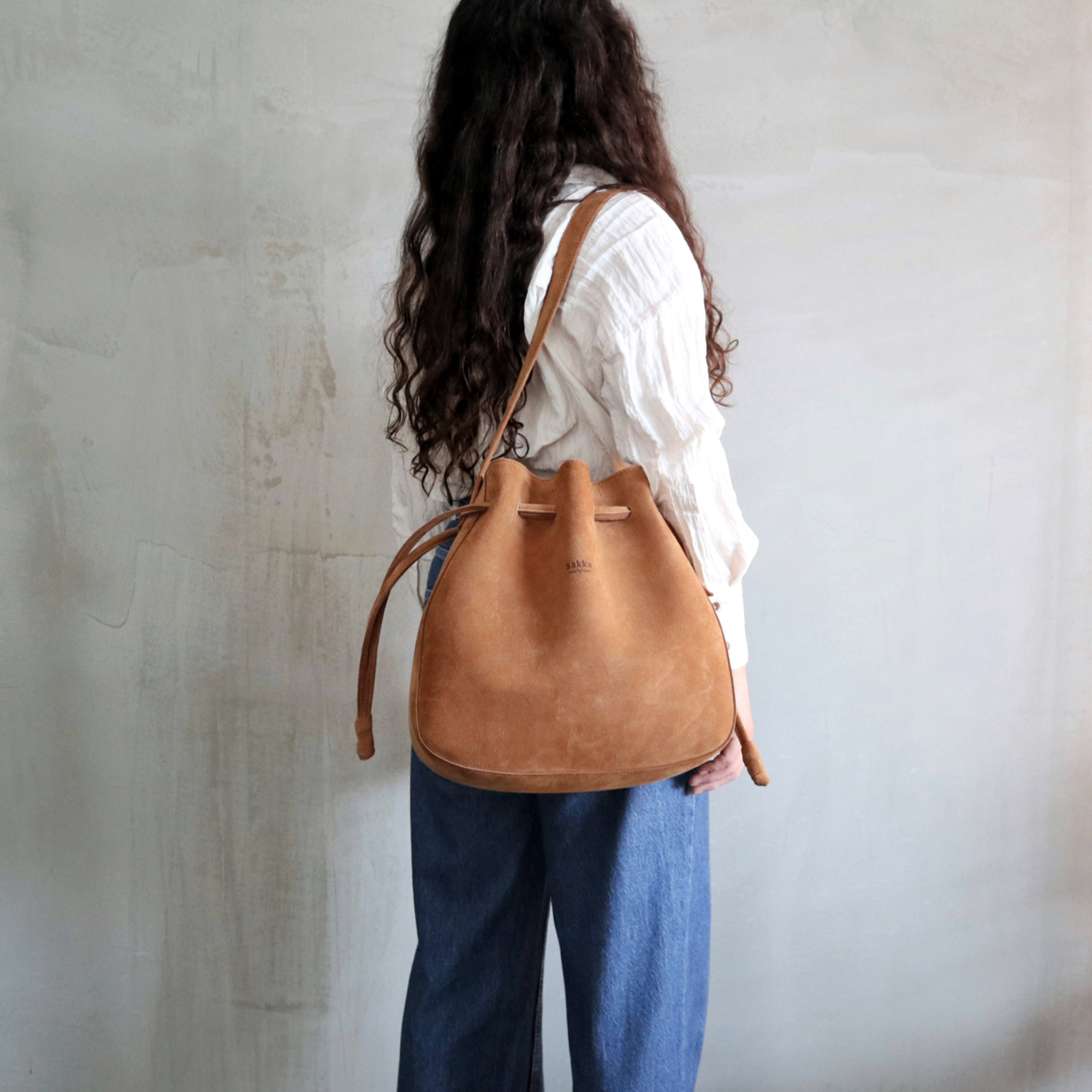 Maree, Suede Leather Bag