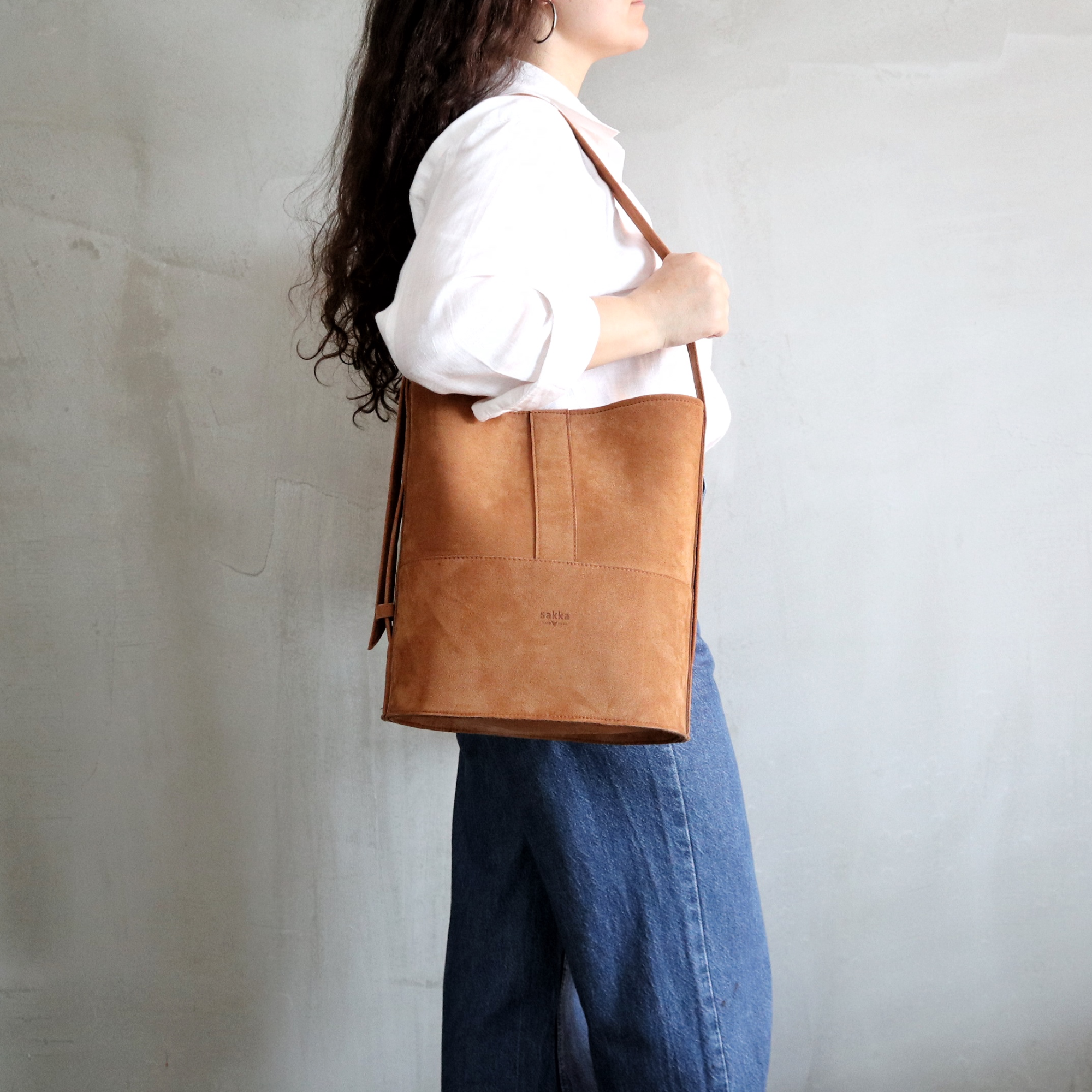 Orphia, Suede Leather Bag