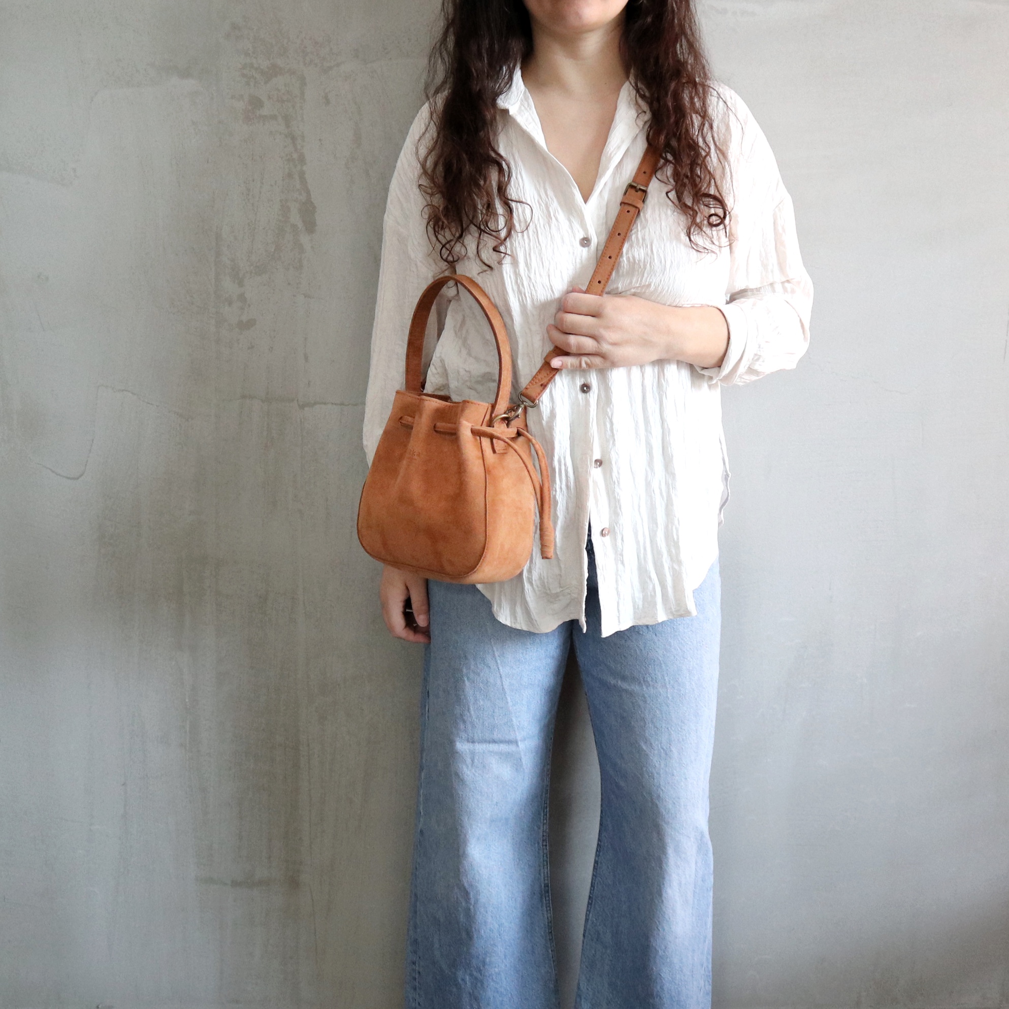 Mini Maree, Suede Leather Bag