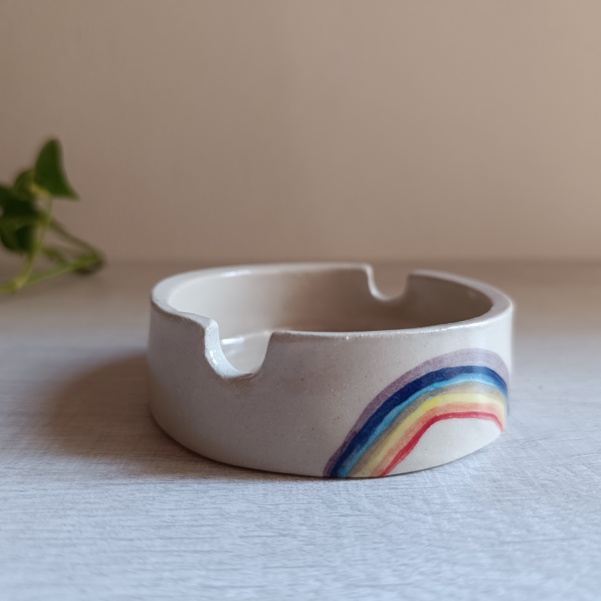 Sweet Handmade Rainbow Ashtray