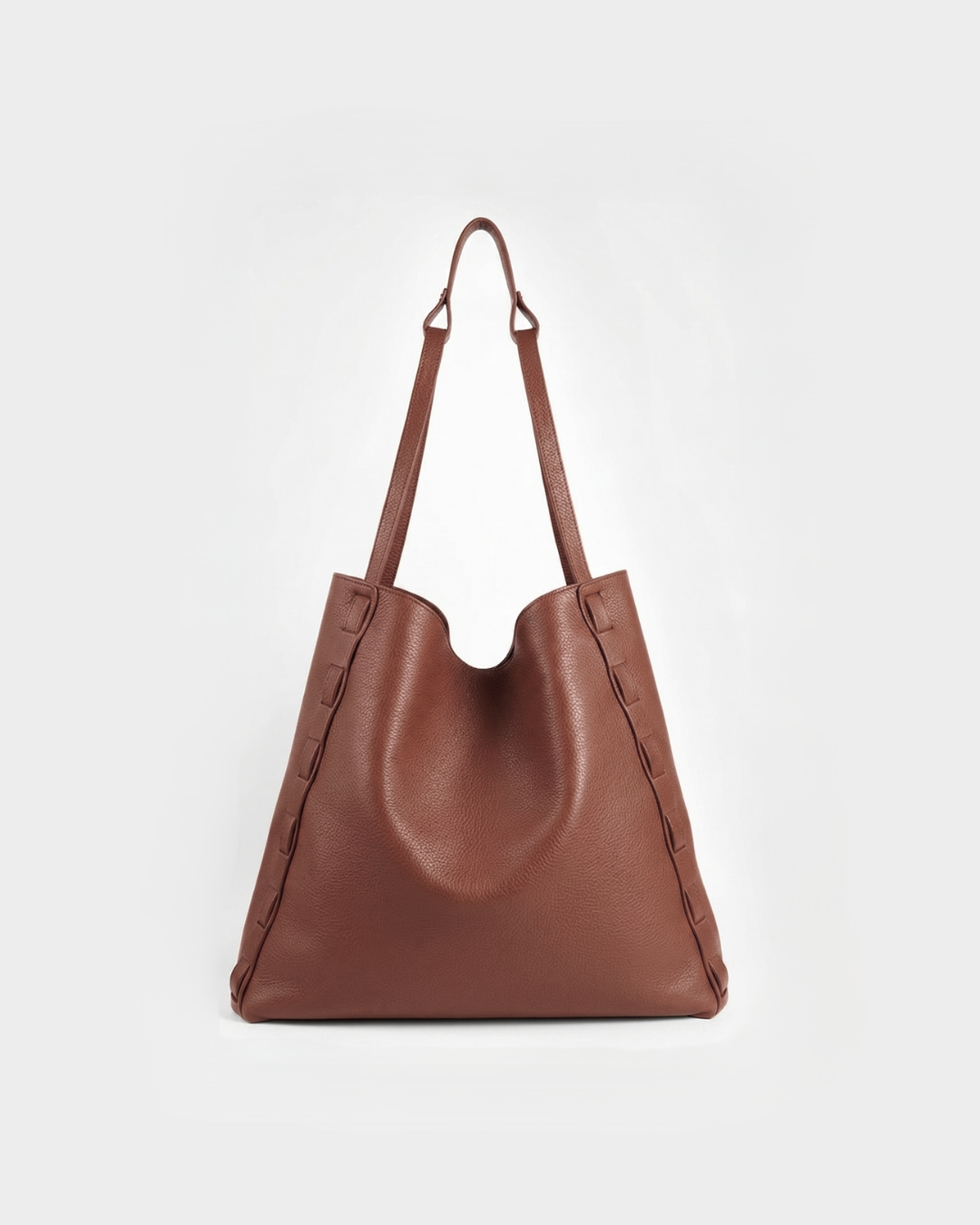 Alcyone Tote Bag | Russet Brown Leather