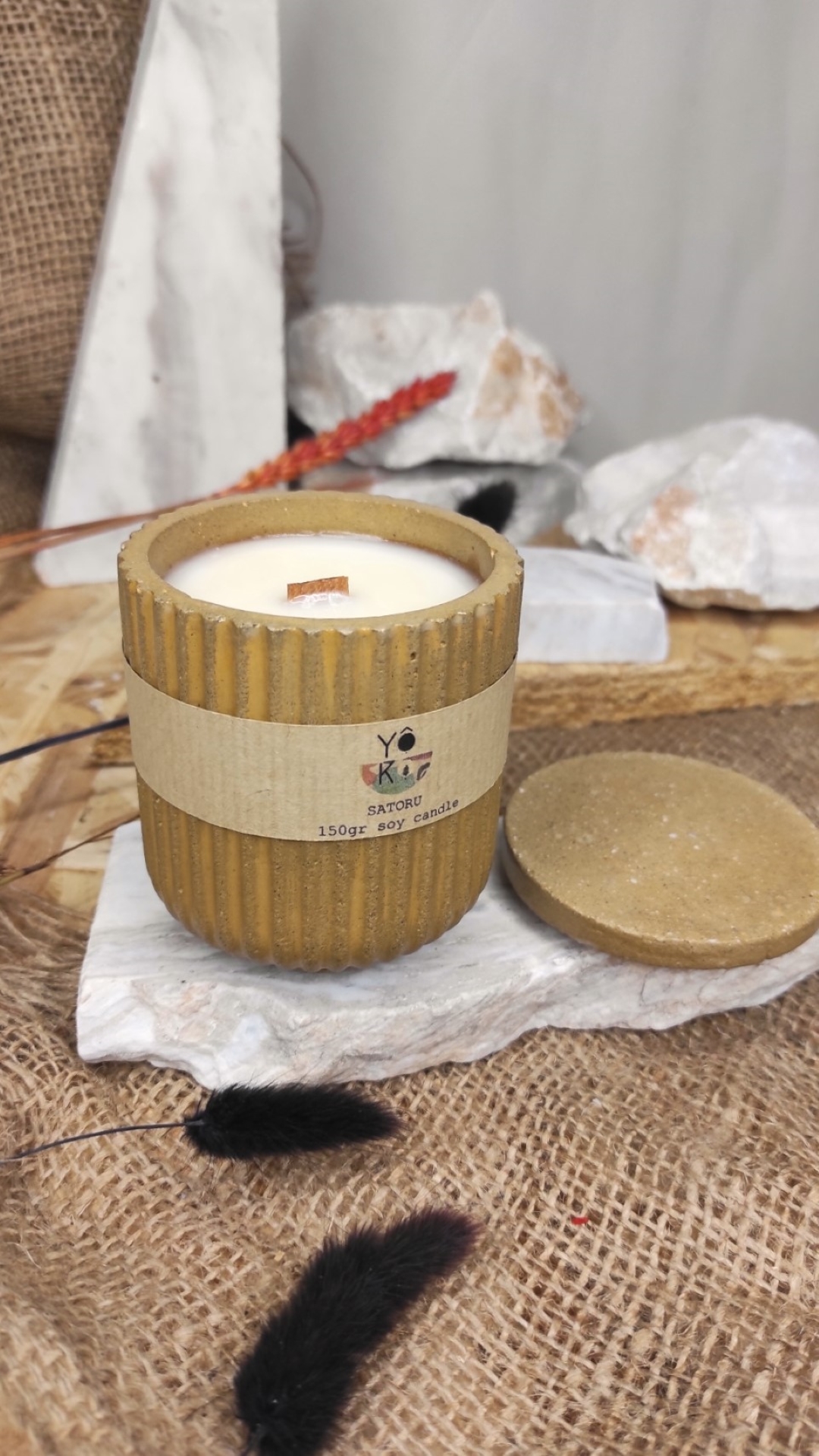Satoru Ochre Soy Candle