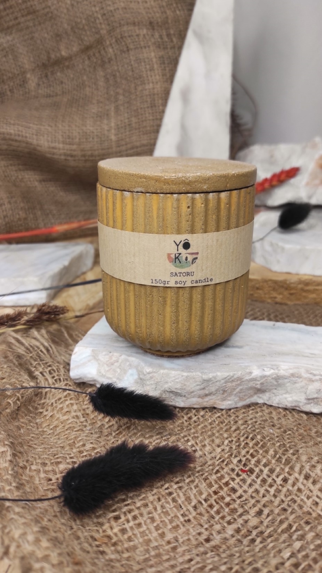 Satoru Ochre Soy Candle