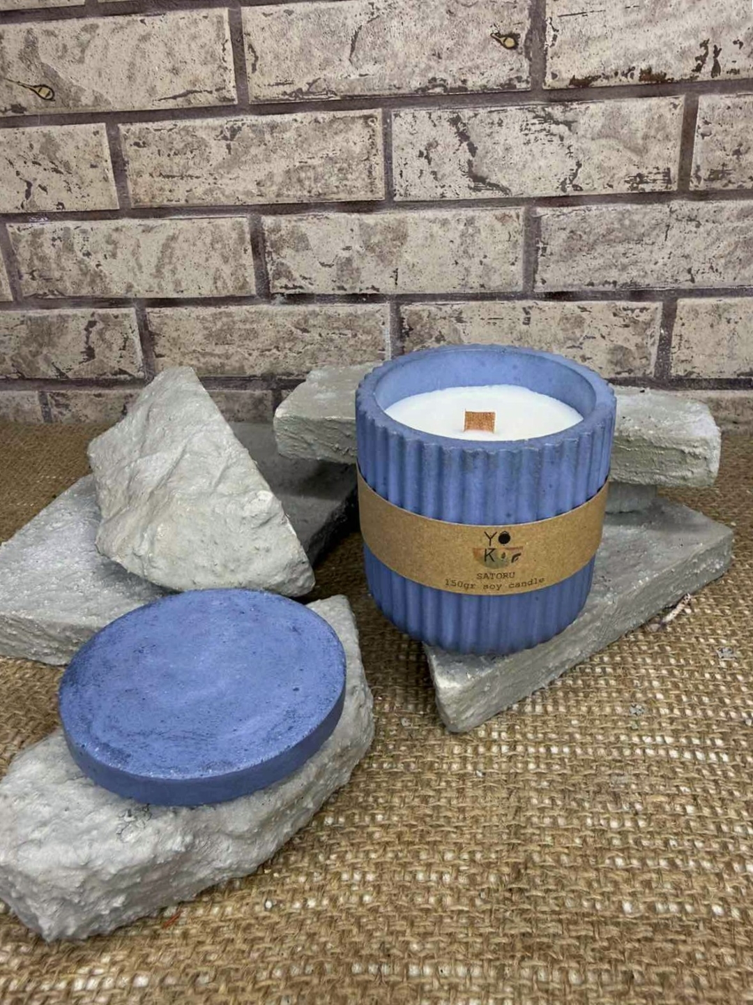 Satoru Blue Soy Candle