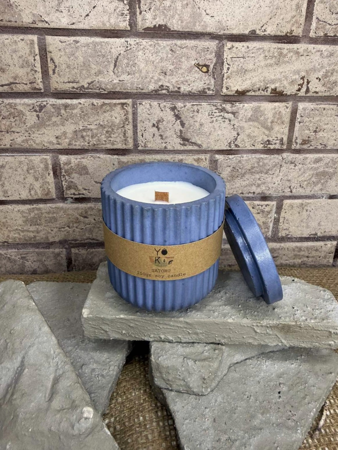 Satoru Blue Soy Candle