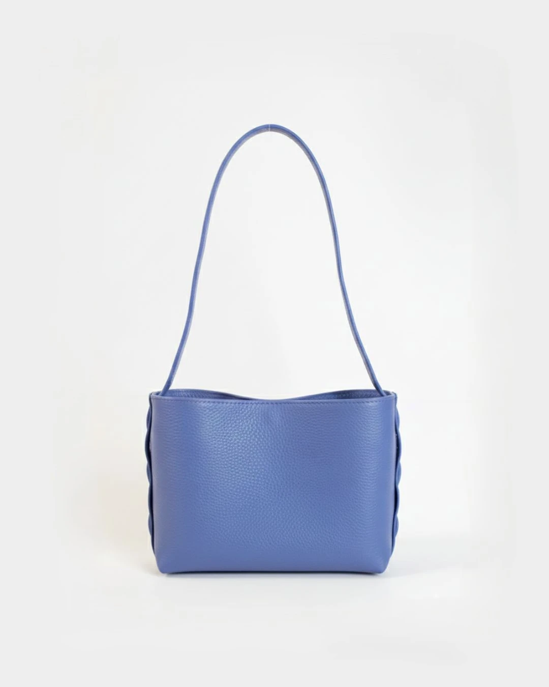 Zenia Shoulder Bag | Lake Blue Leather