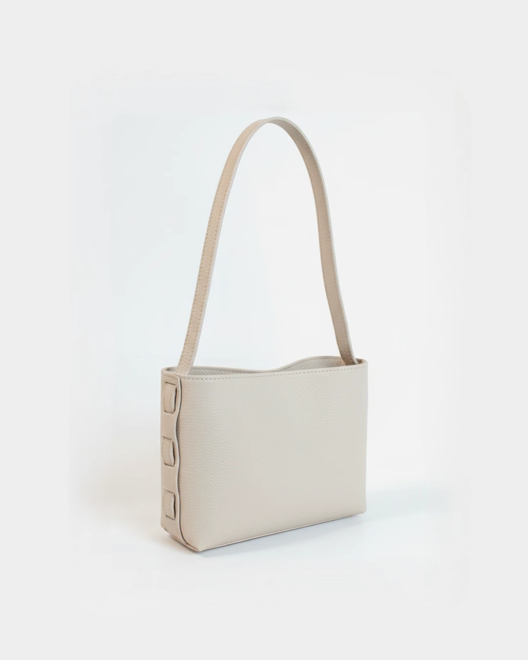 Zenia Shoulder Bag | Beige Leather