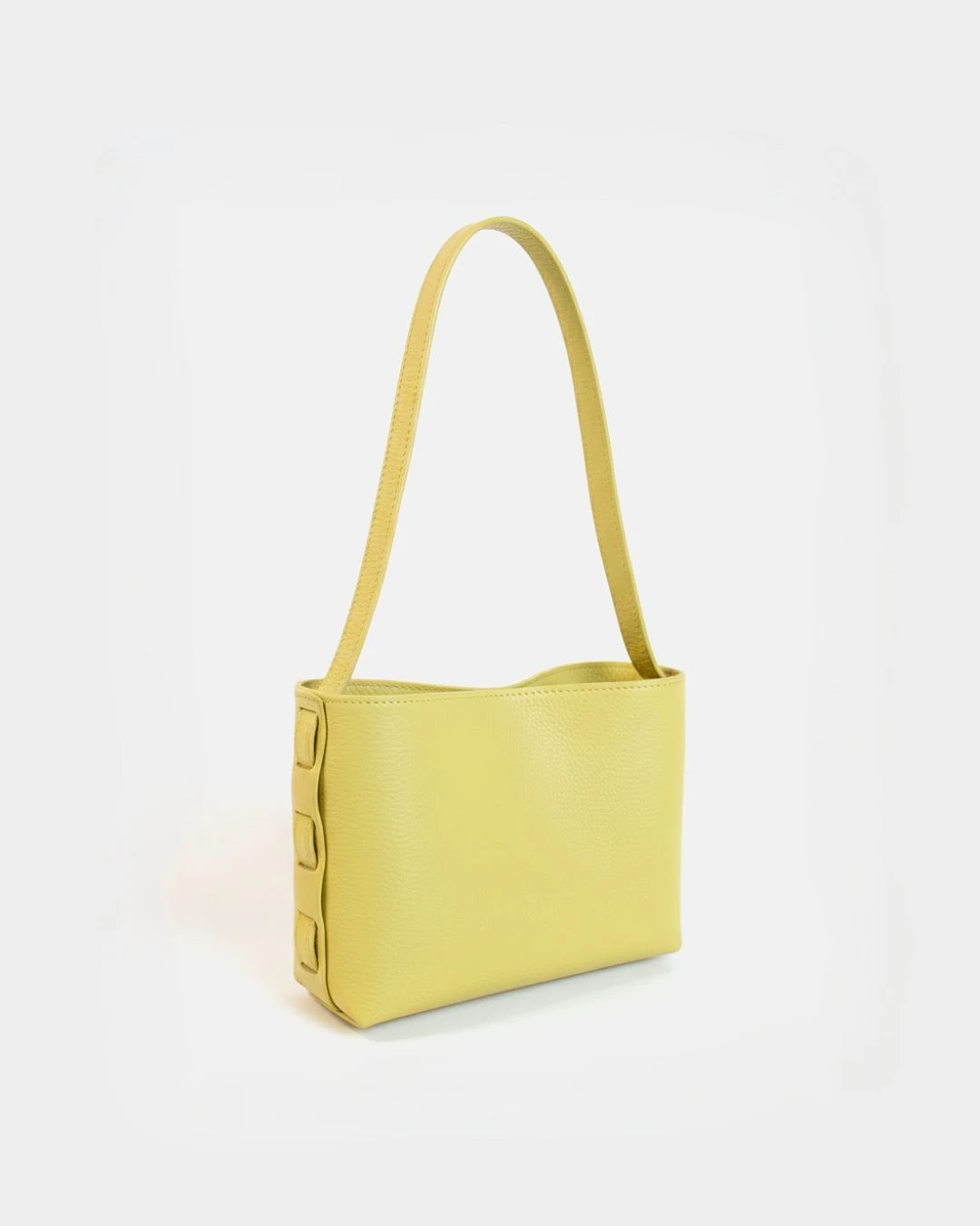 Zenia Shoulder Bag | Lemon Yellow Leather
