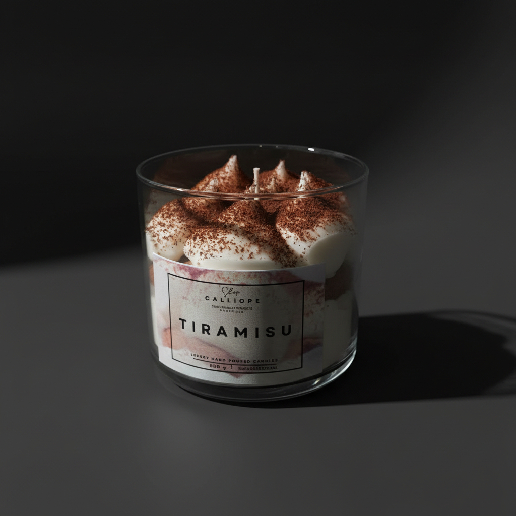Tiramisu Candle – Αρωματικό Κερί Τιραμισού