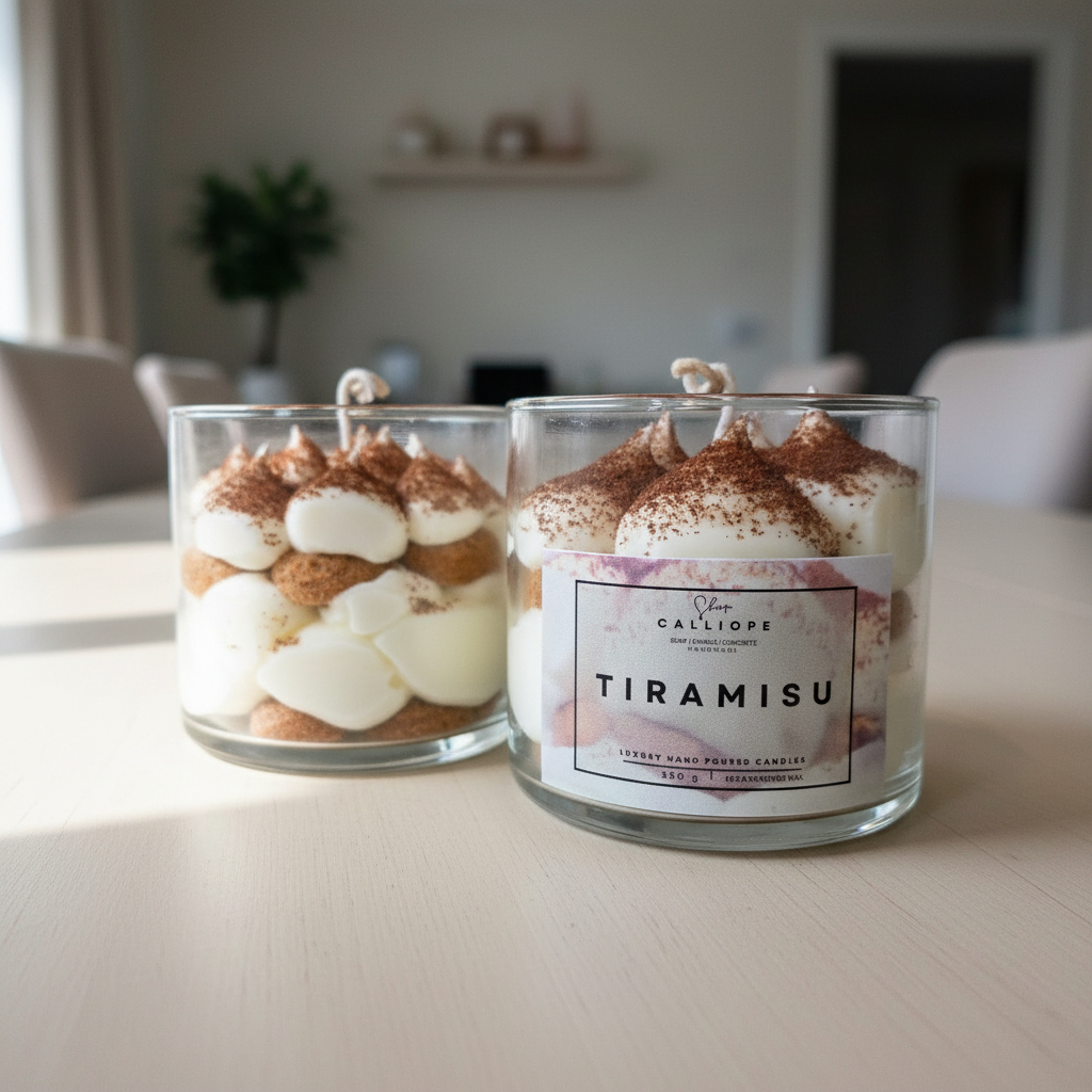 Tiramisu Candle – Αρωματικό Κερί Τιραμισού