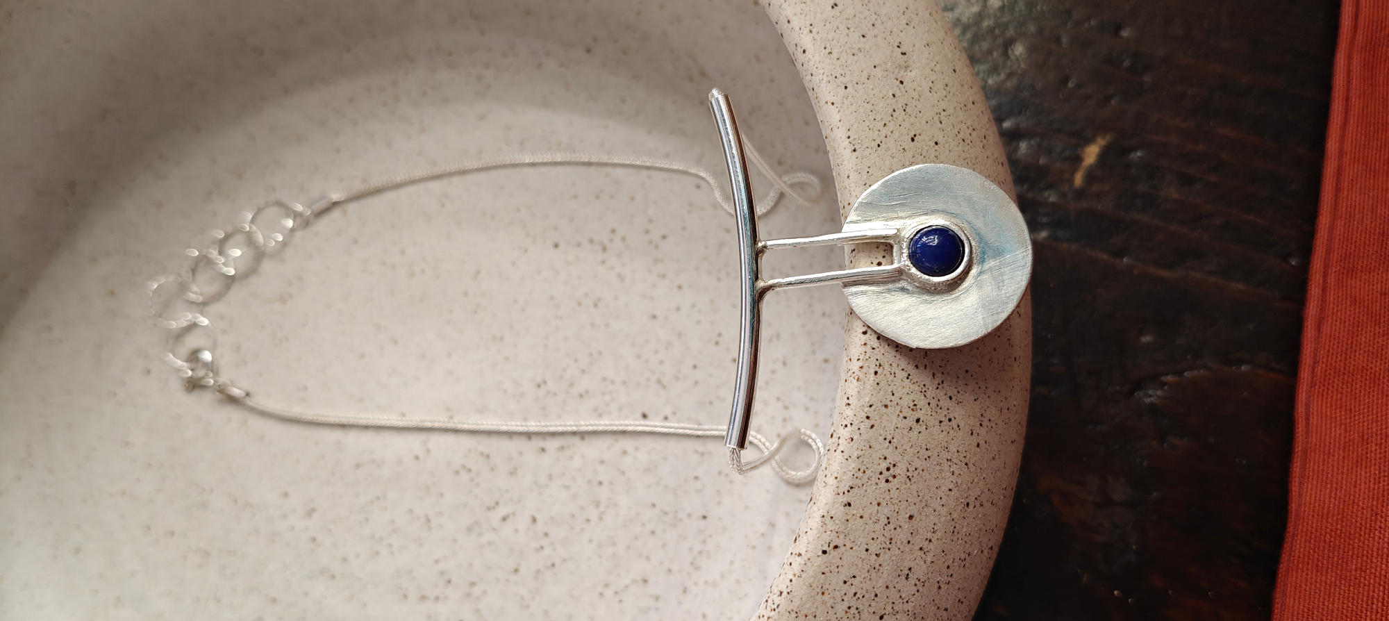 Lapis Orbit Pendant