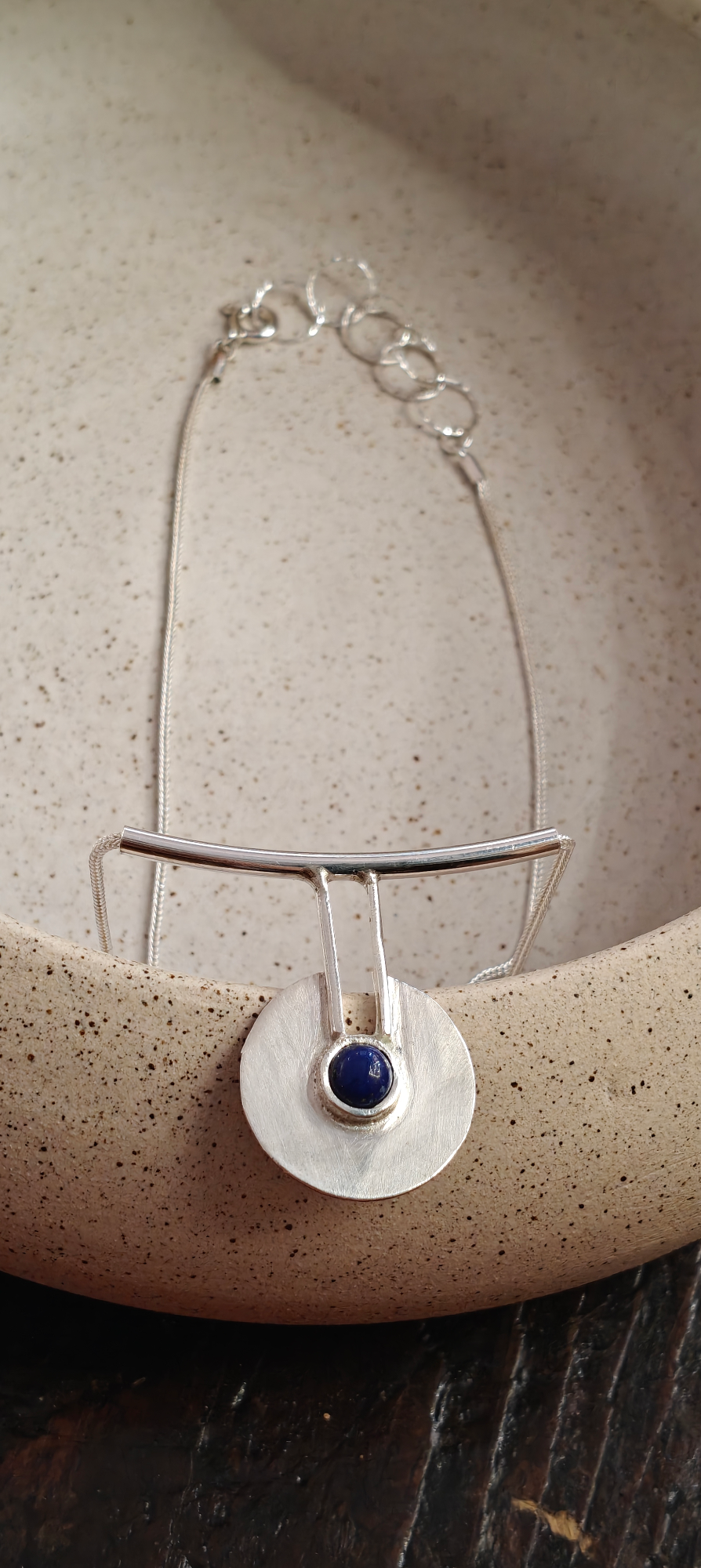 Lapis Orbit Pendant