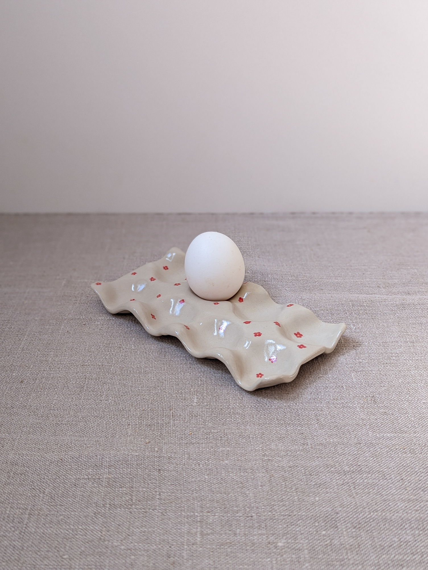 Floral egg tray