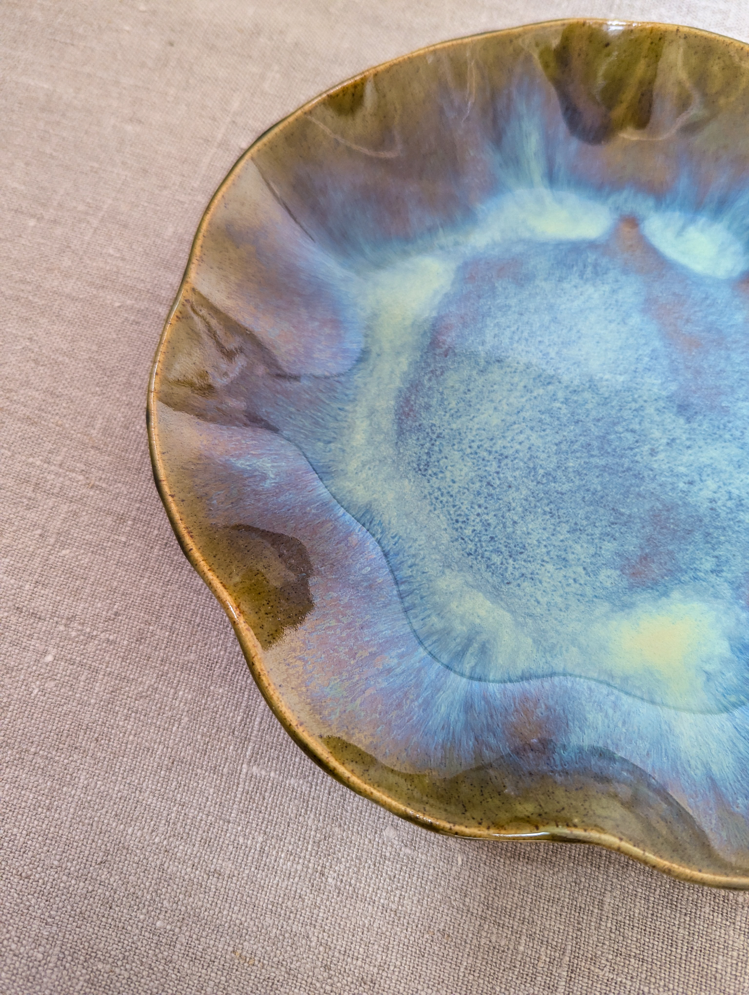 Ruffle plate