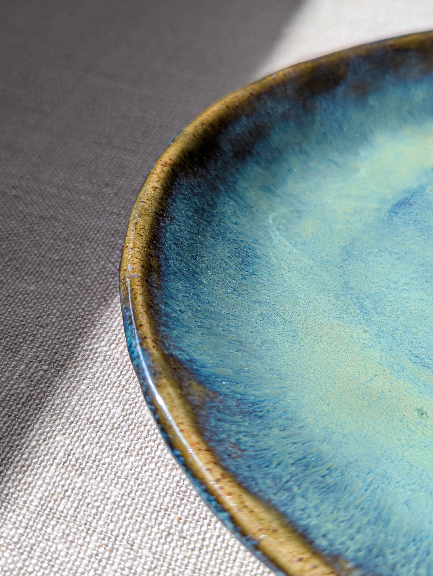 Ceramic oval platter 