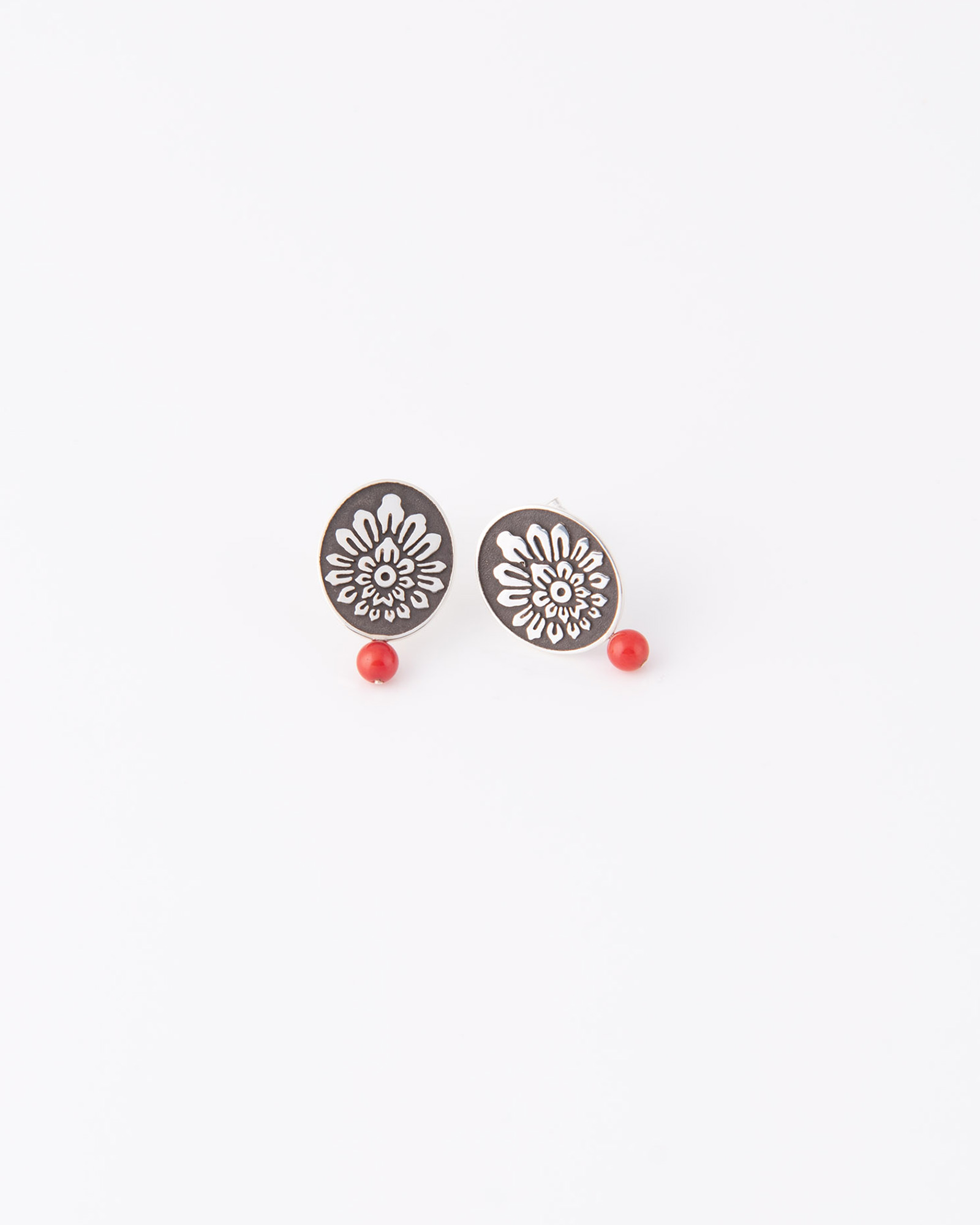 Σκουλαρίκια Ikat Coral