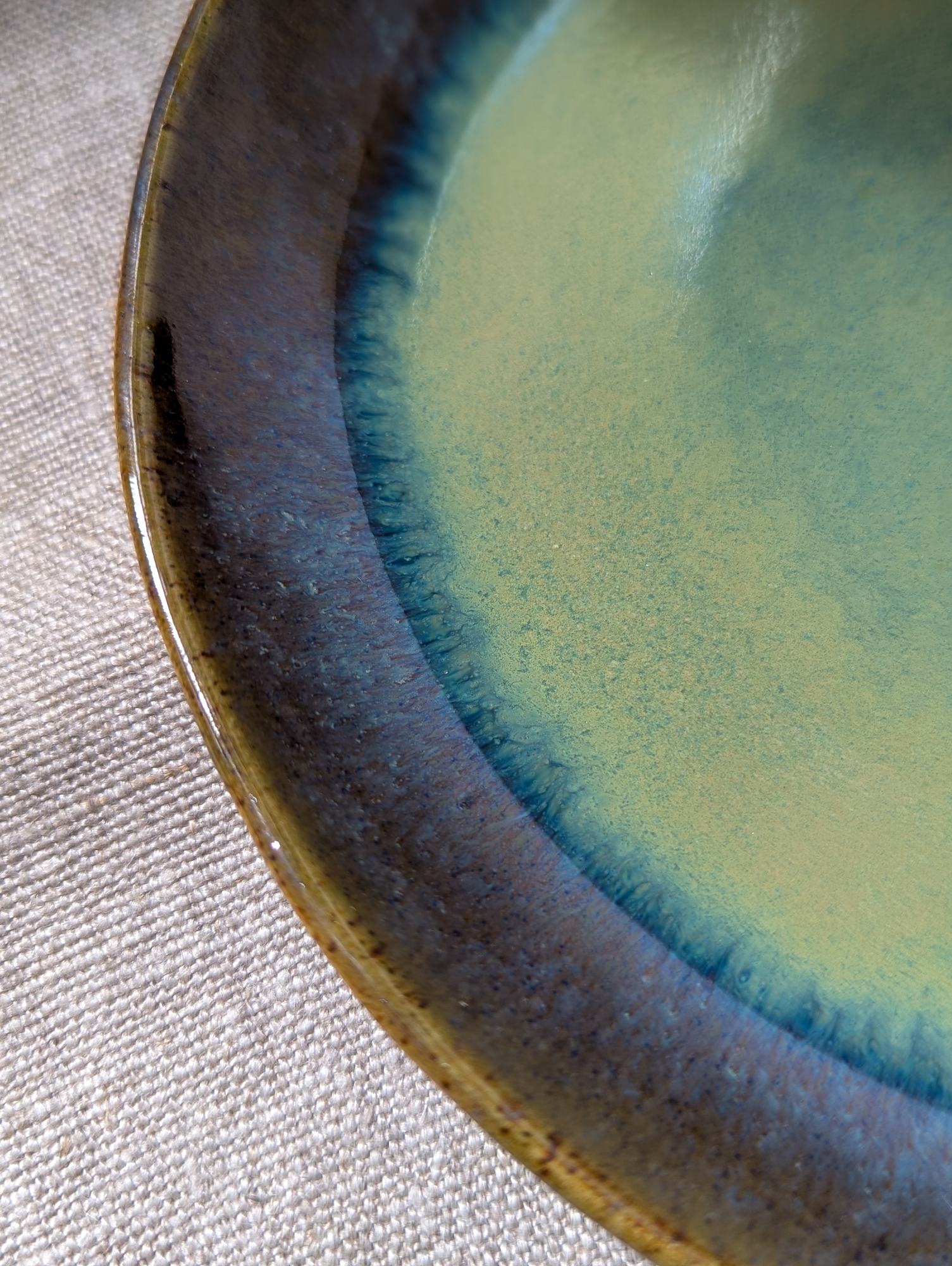 Speckled side plate 17 cm