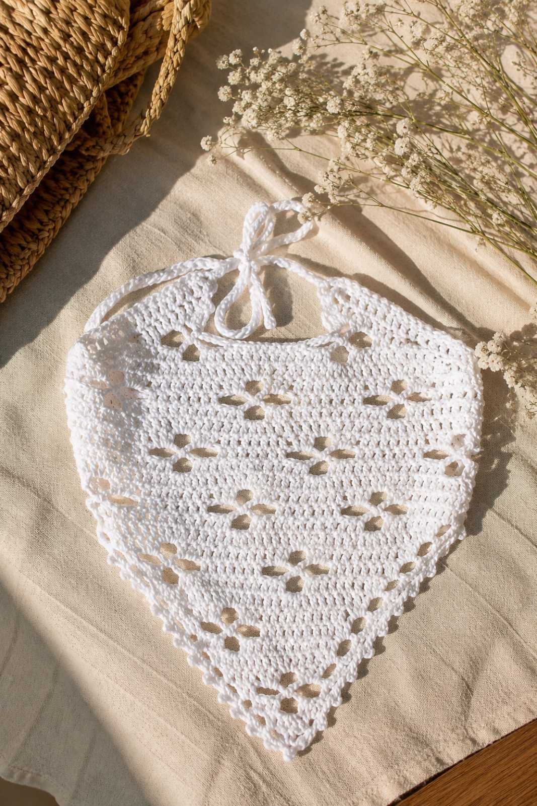 🤍Crochet Bandana!