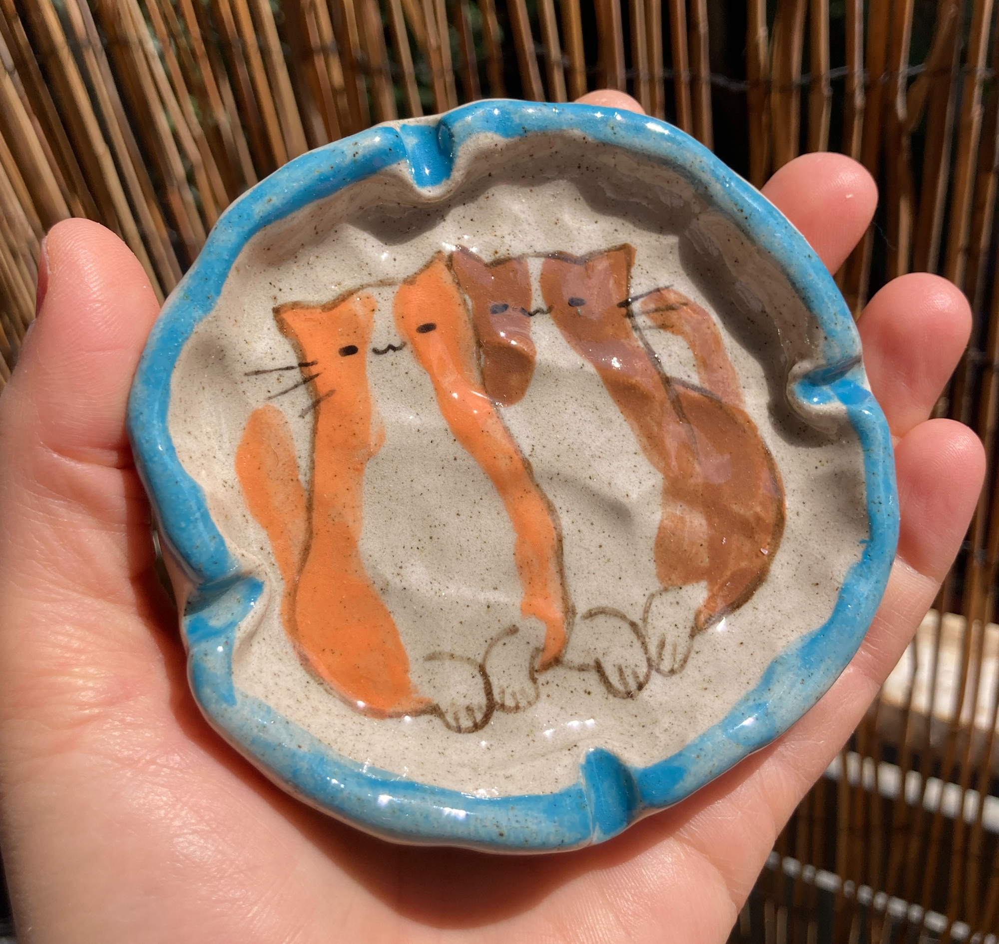 Cats In Love Ashtray