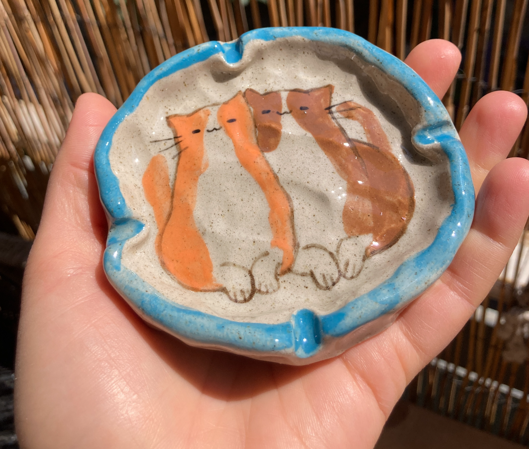 Cats In Love Ashtray