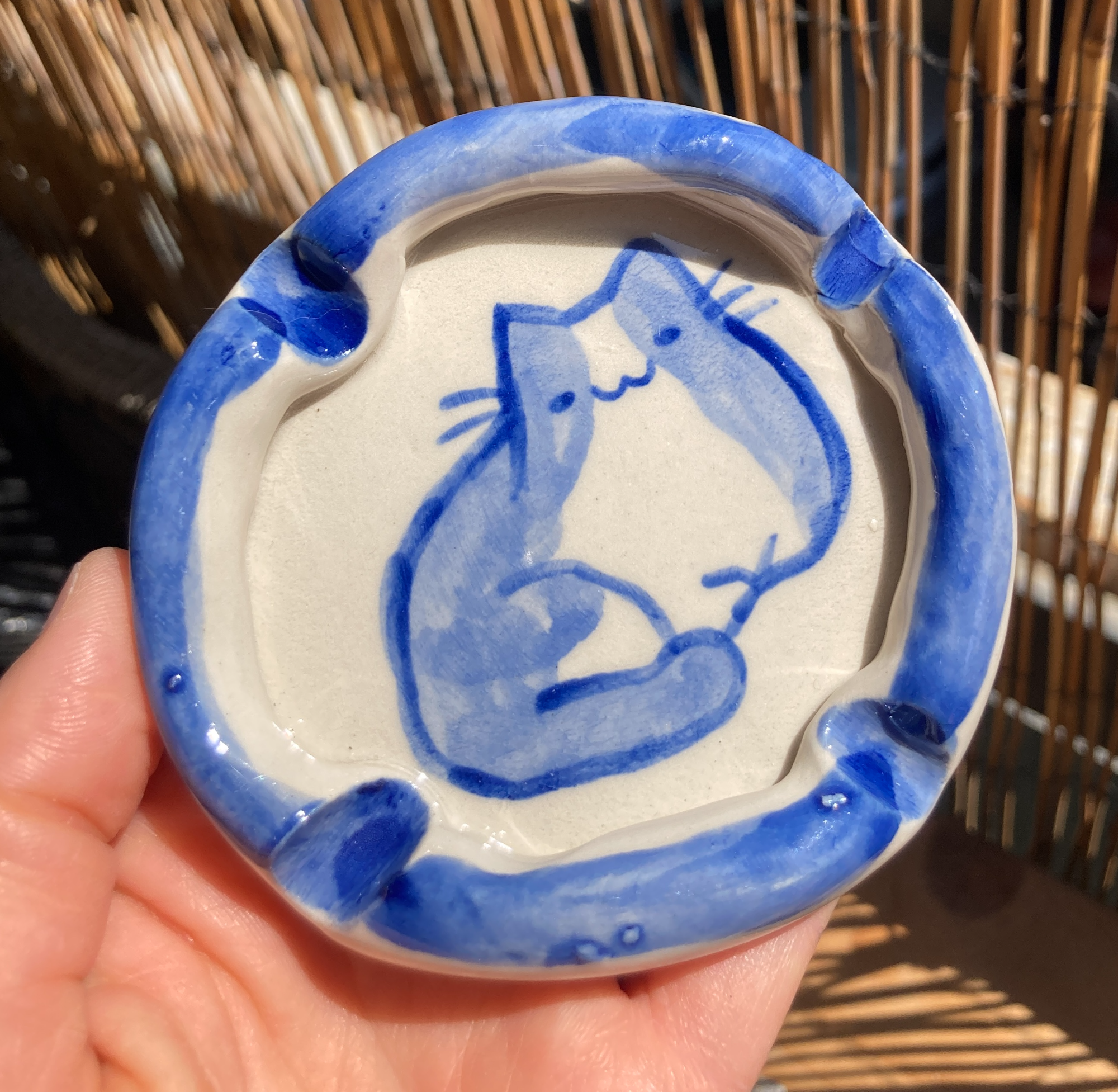 Small Kitten Ashtray