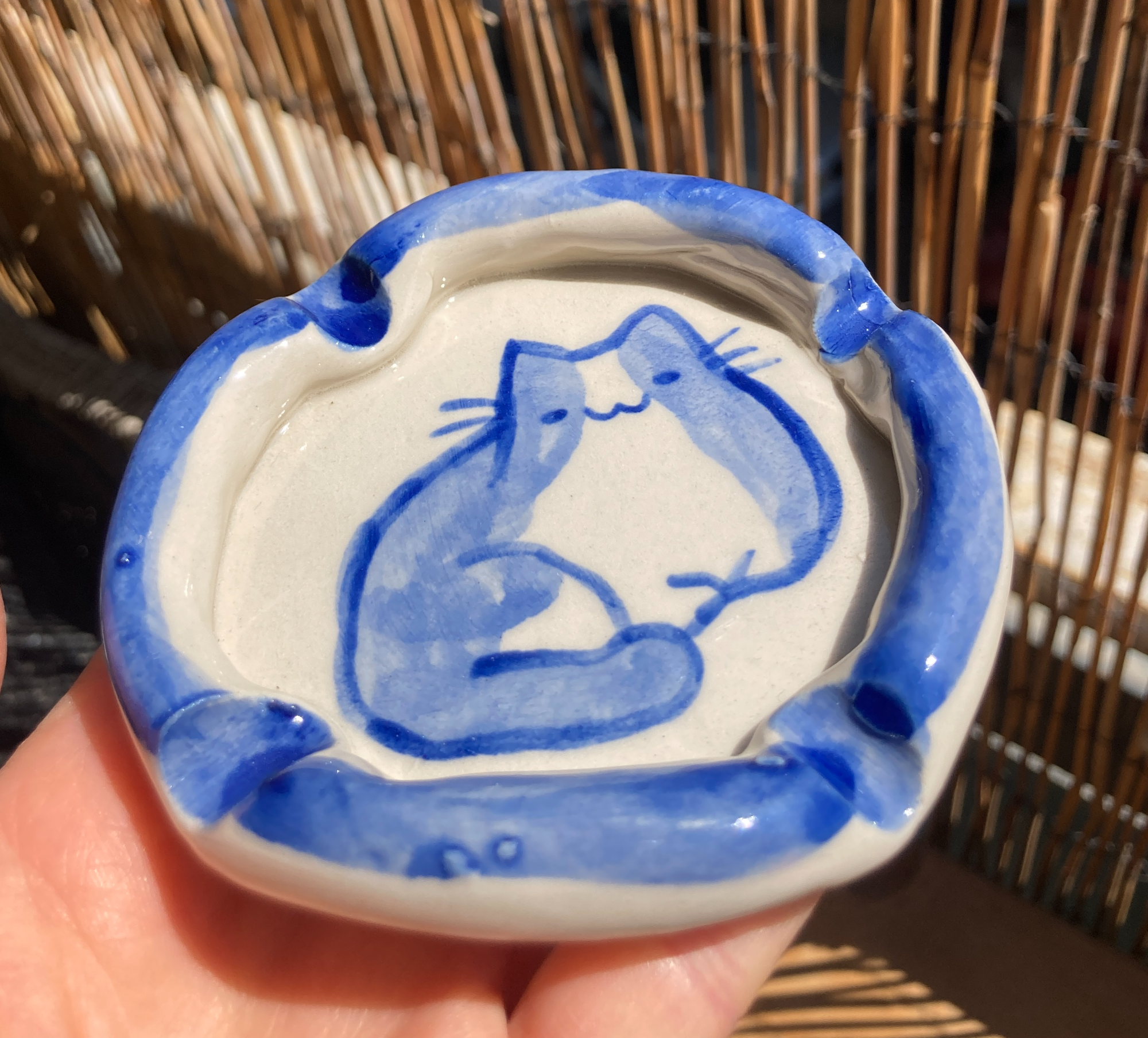 Small Kitten Ashtray
