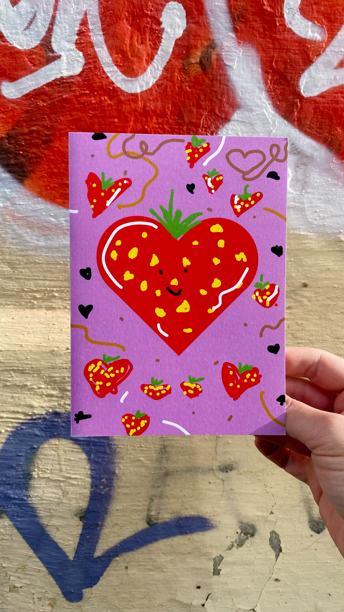 Strawberry hearts forever