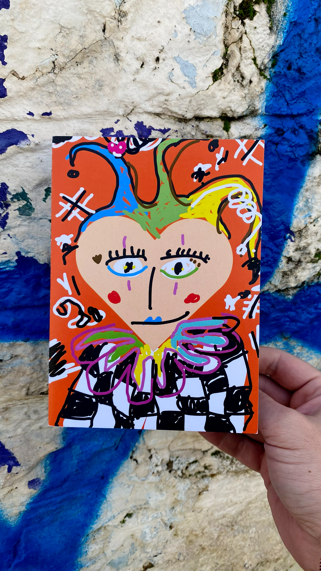 Harlequin heart