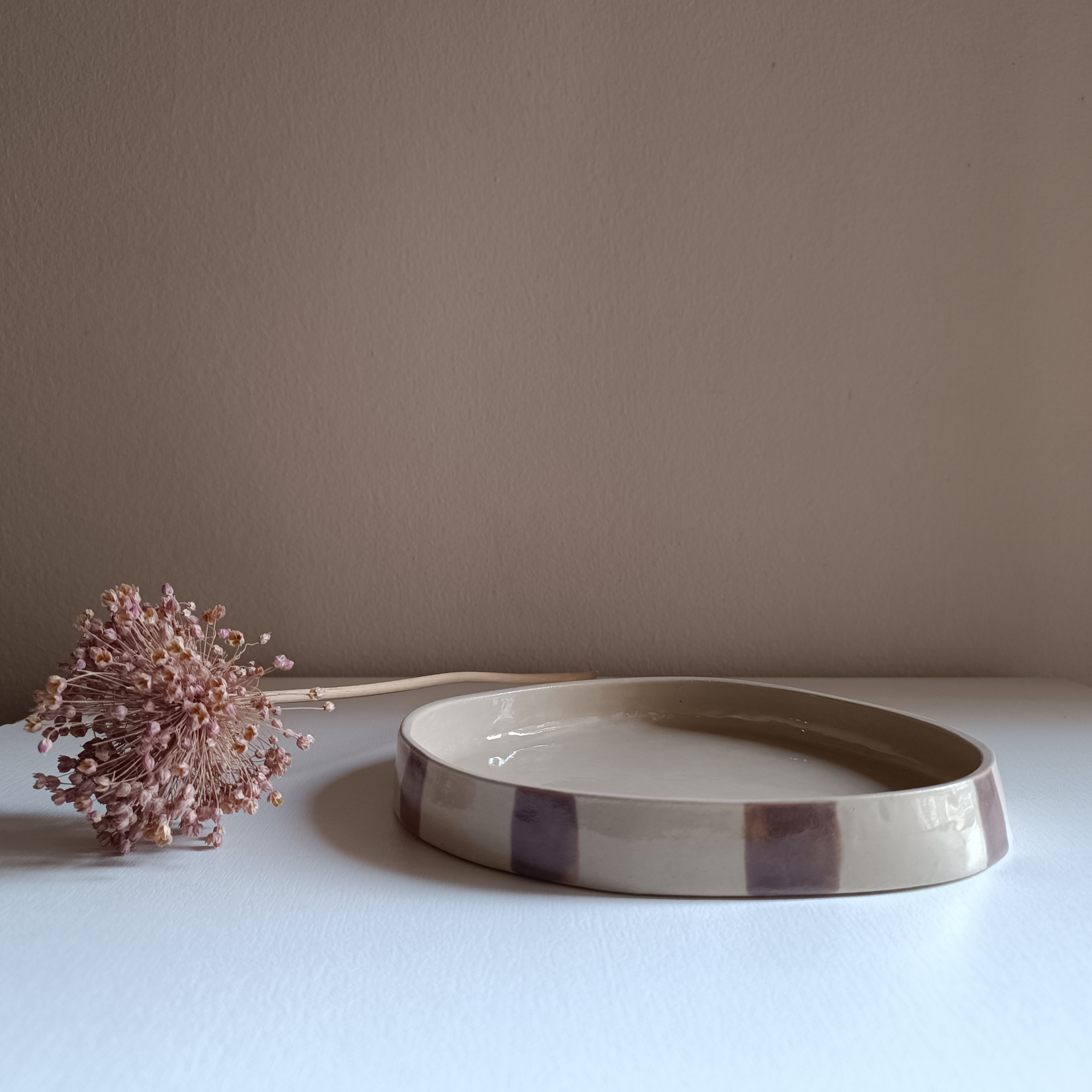 Handmade Stoneware Platter
