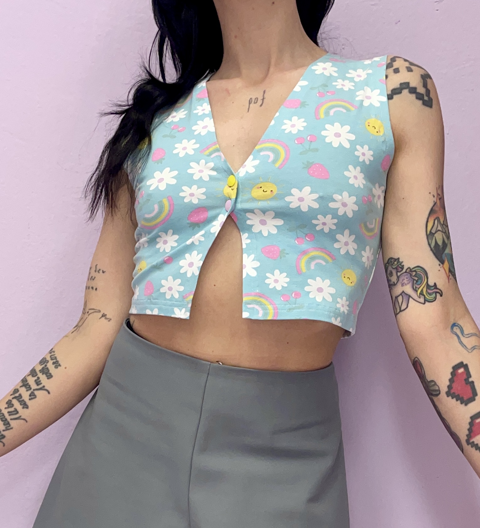 The *berry fizz* mini vest