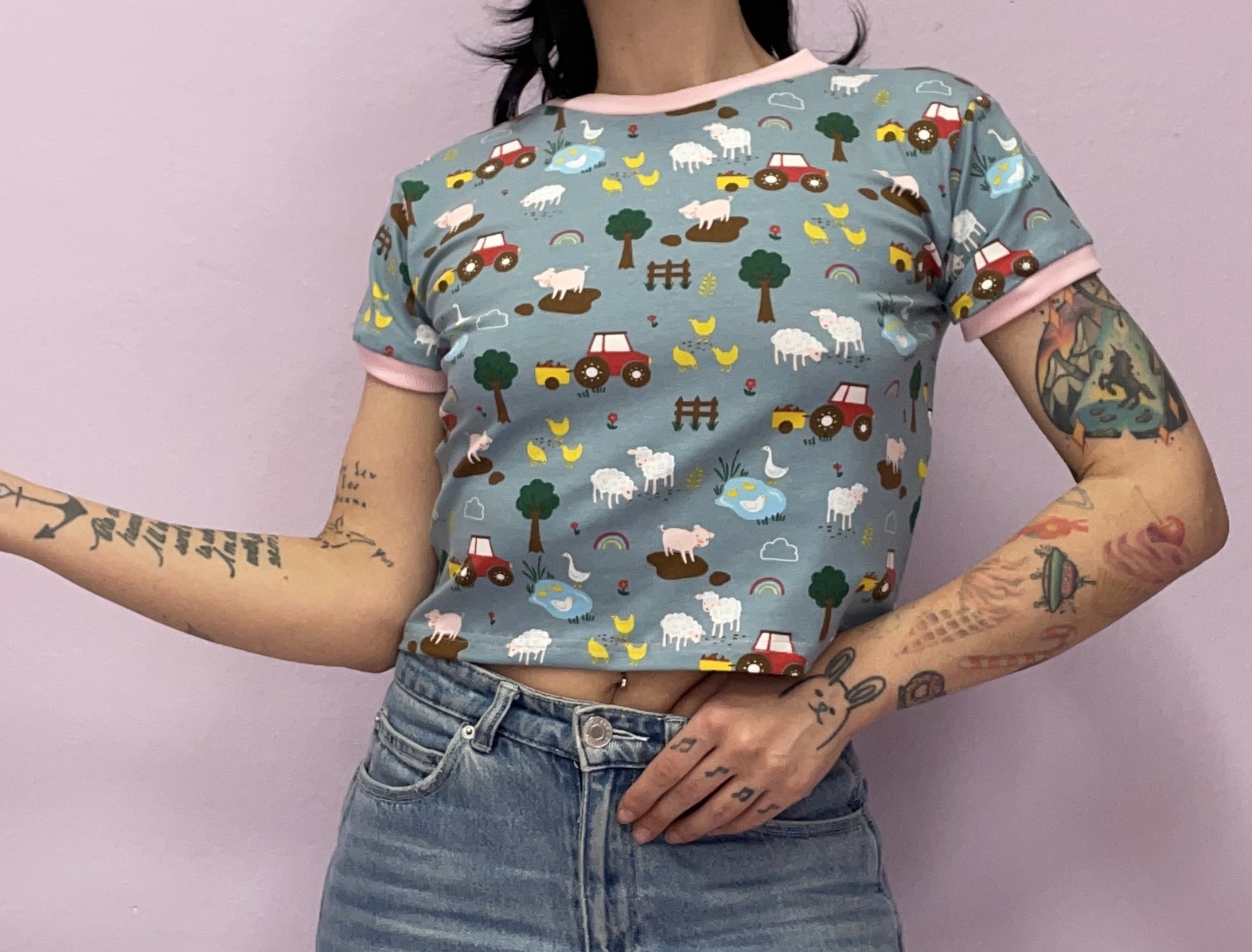 The *tiny farm* baby tee