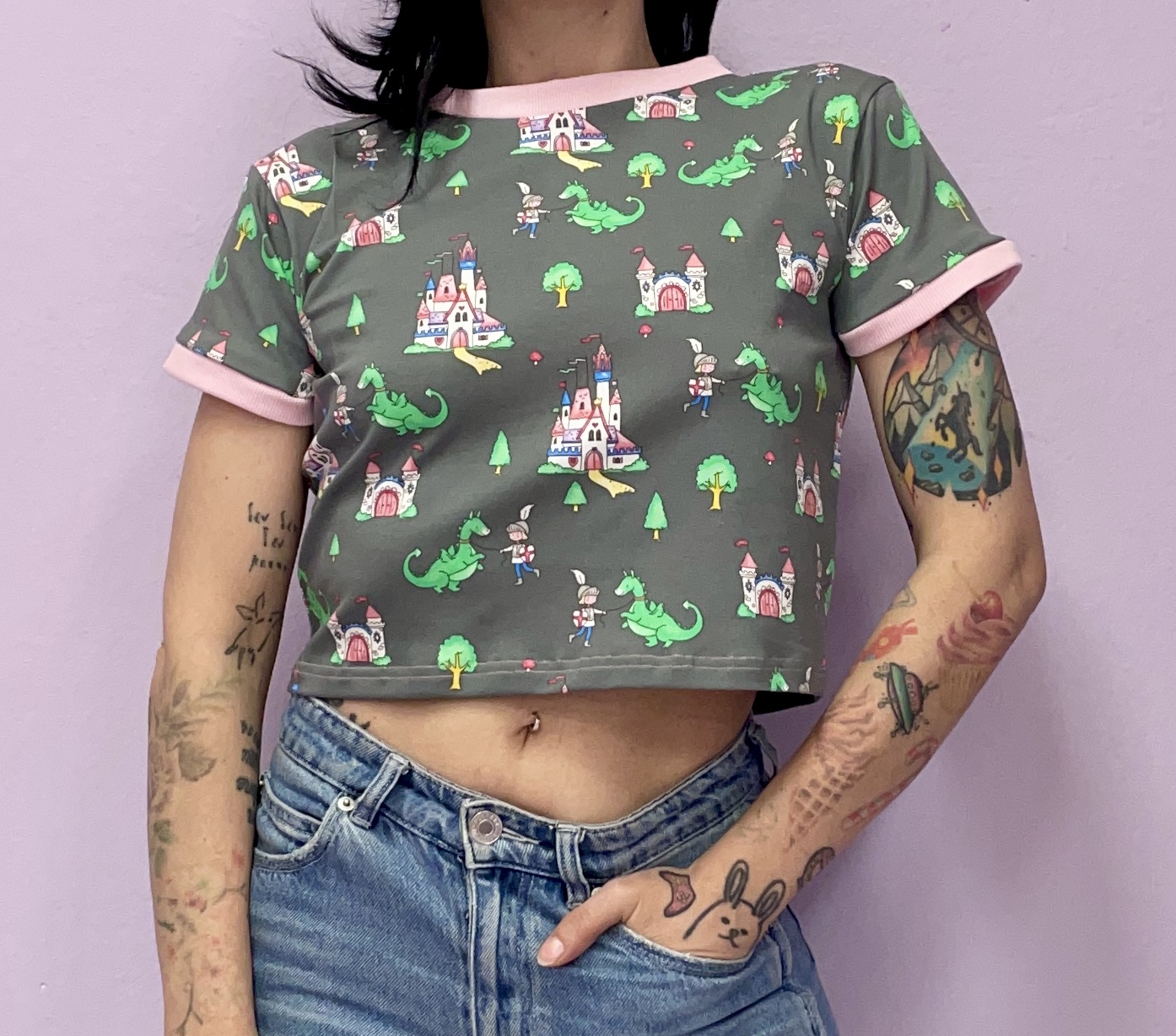 The *tiny kingdom* baby tee