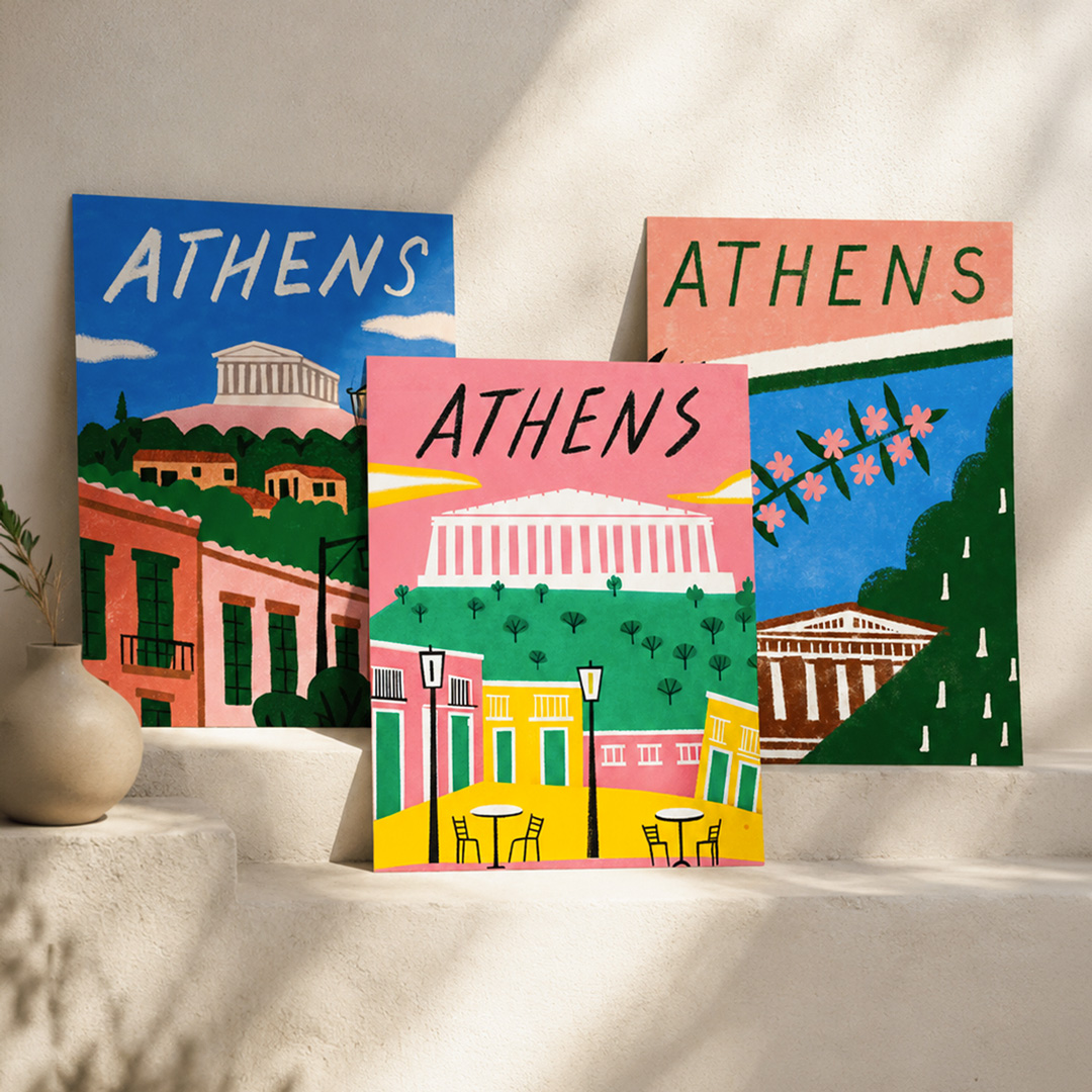 Athens - Landscape Poster Collection