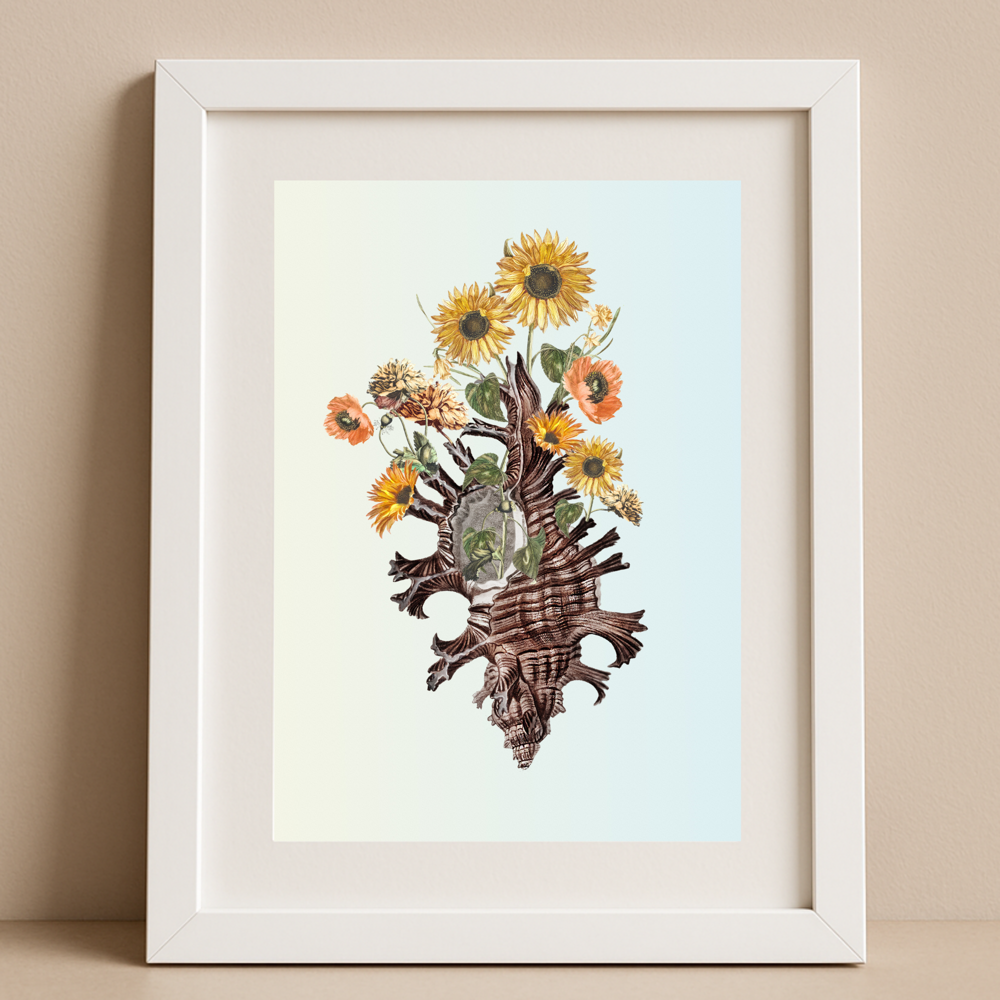 Summer Bloom | Surreal Collage Art Print 