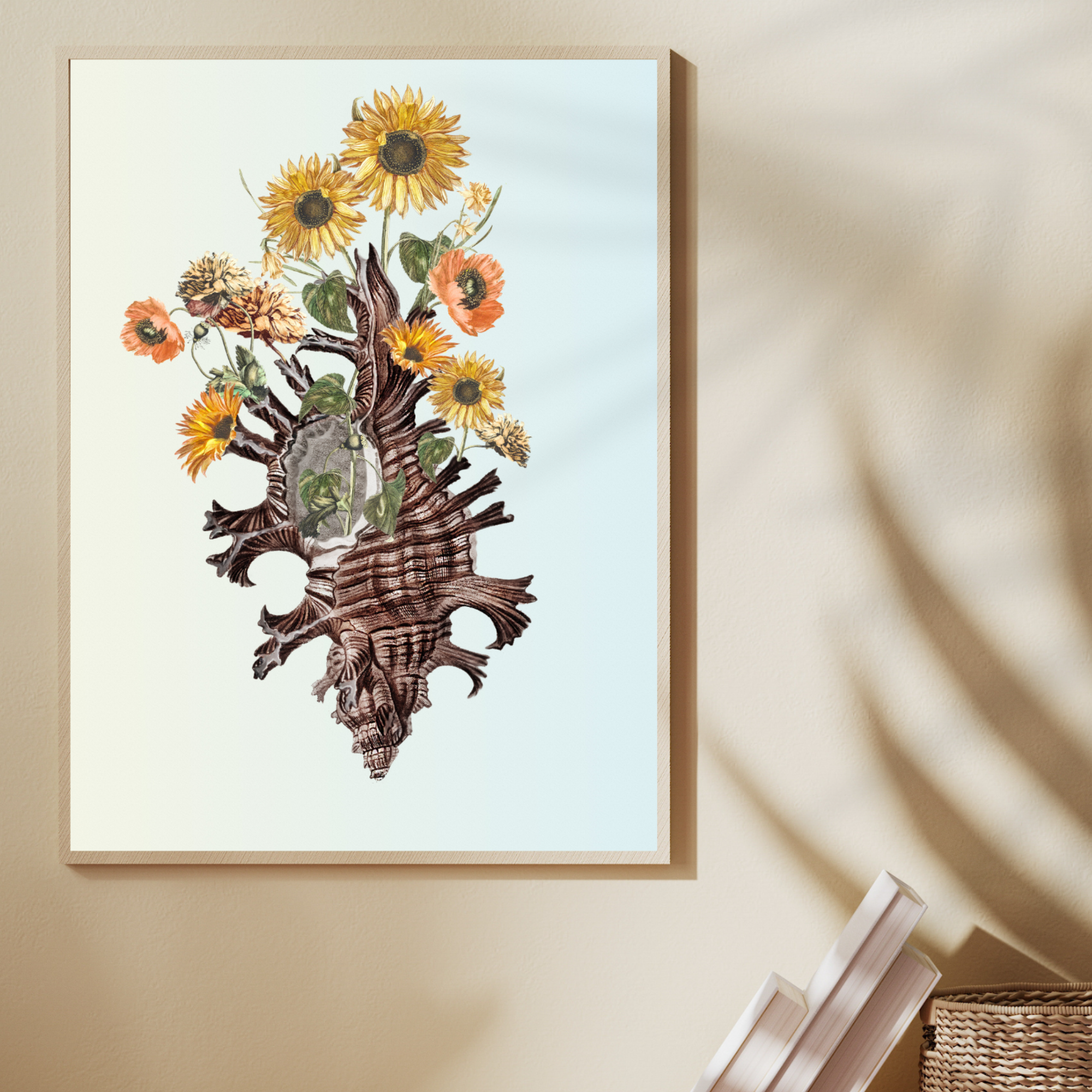 Summer Bloom | Surreal Collage Art Print 