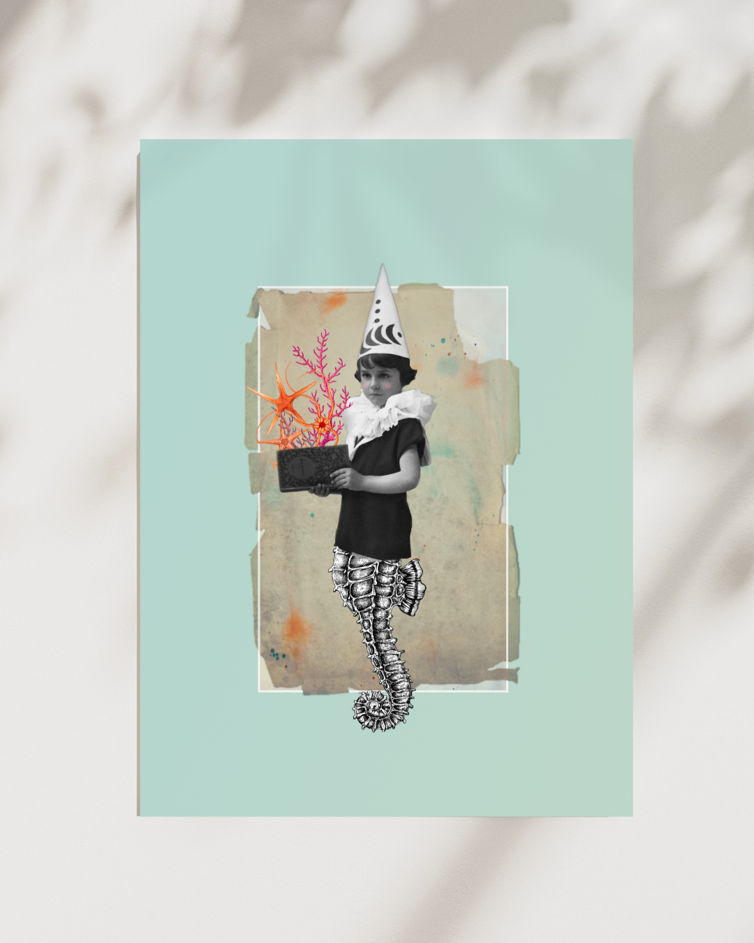 When I grow up | Surreal Collage Art Print 
