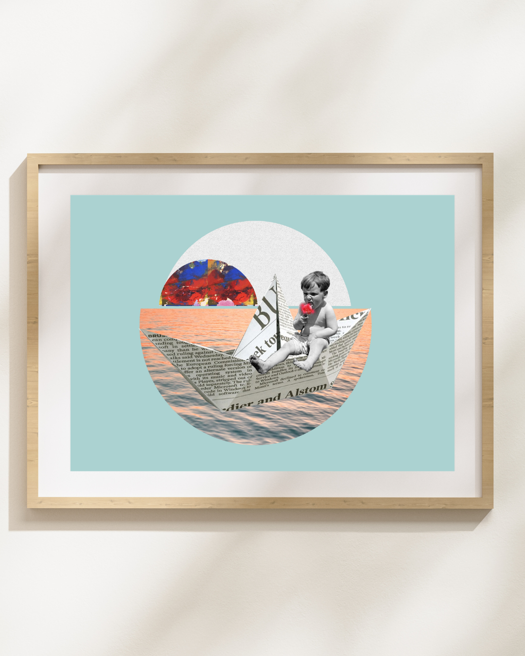 Summer Taste | Surreal Collage Art Print 