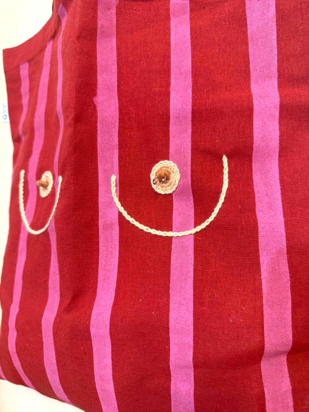 Bra Free Tote Bag Red