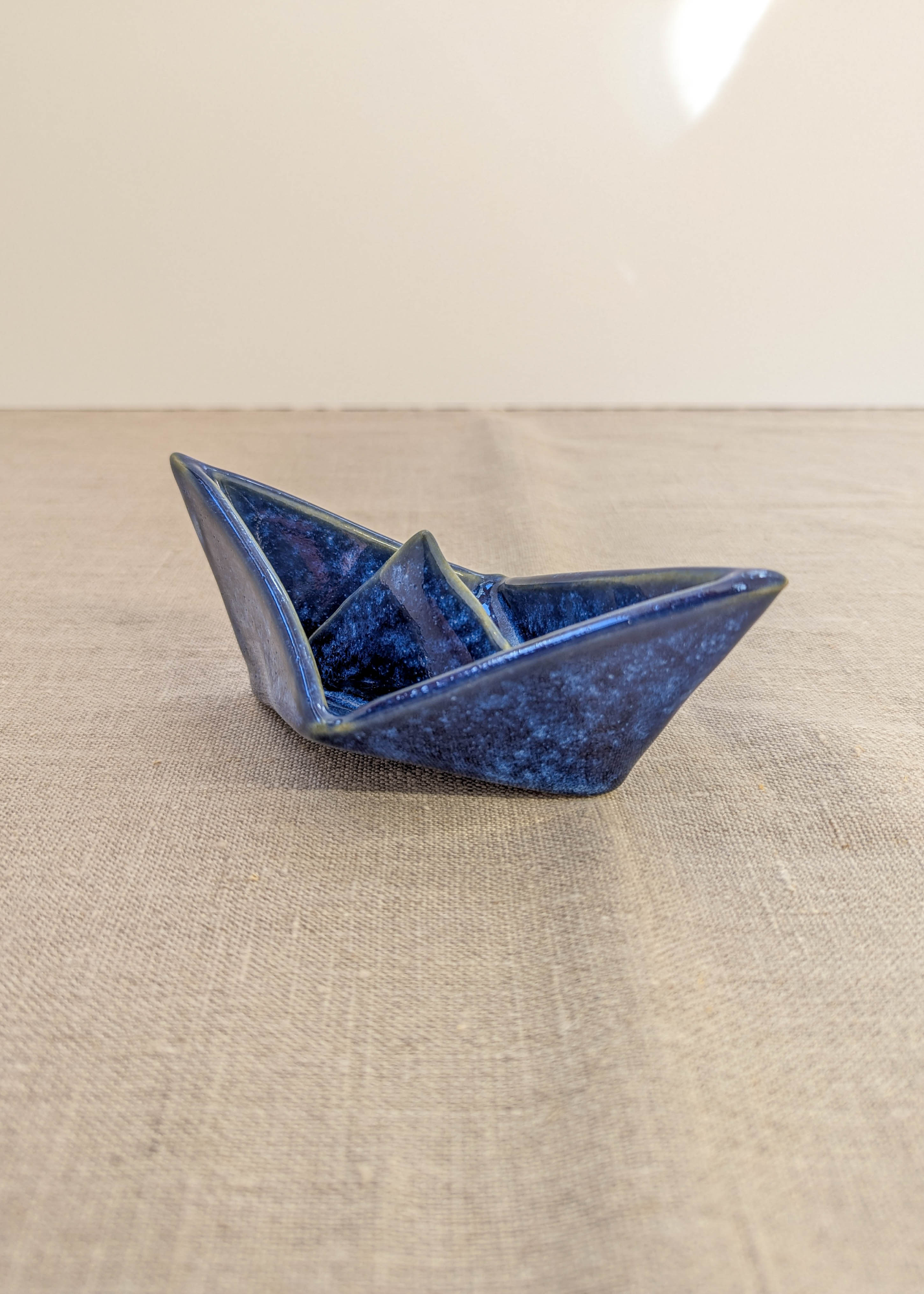 Ceramic paper boat