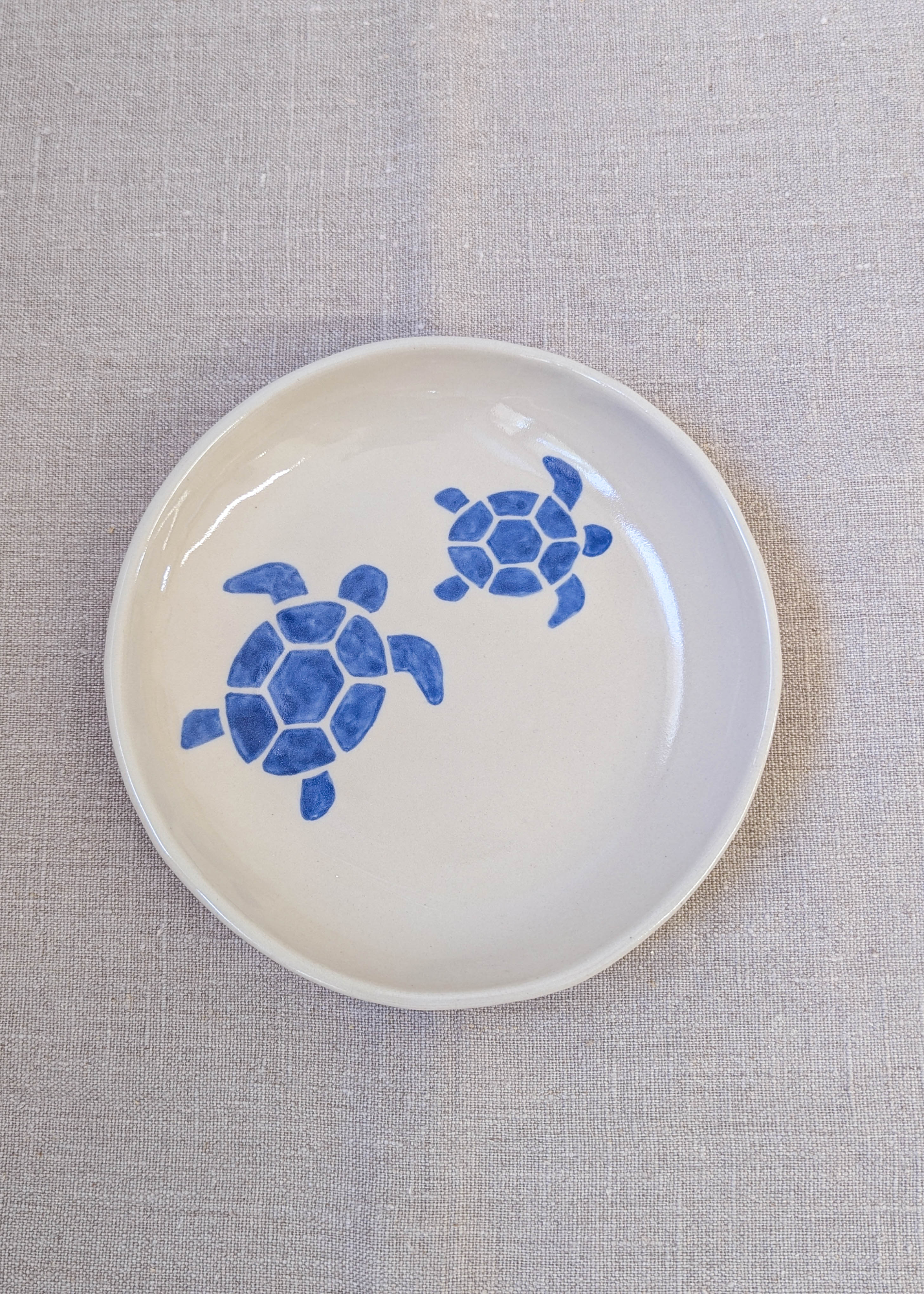 Personalised turtle plate