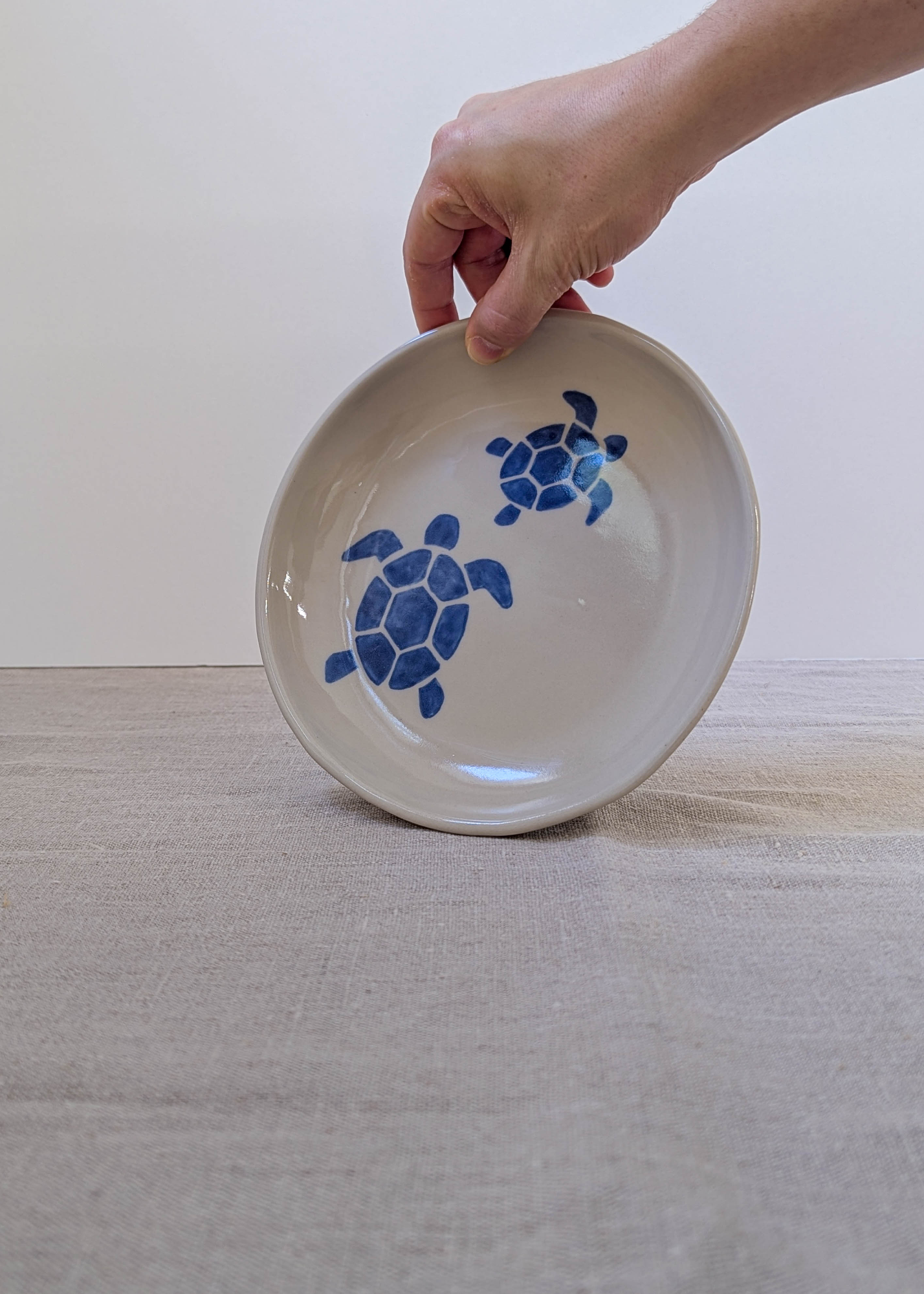 Personalised turtle plate