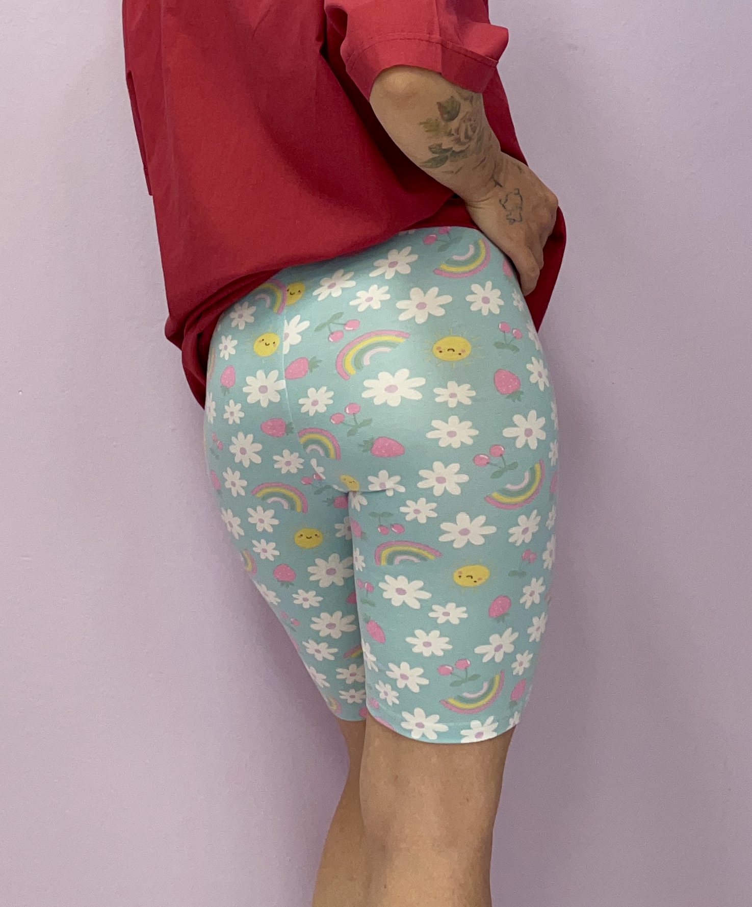 The *berry fizz* biker shorts
