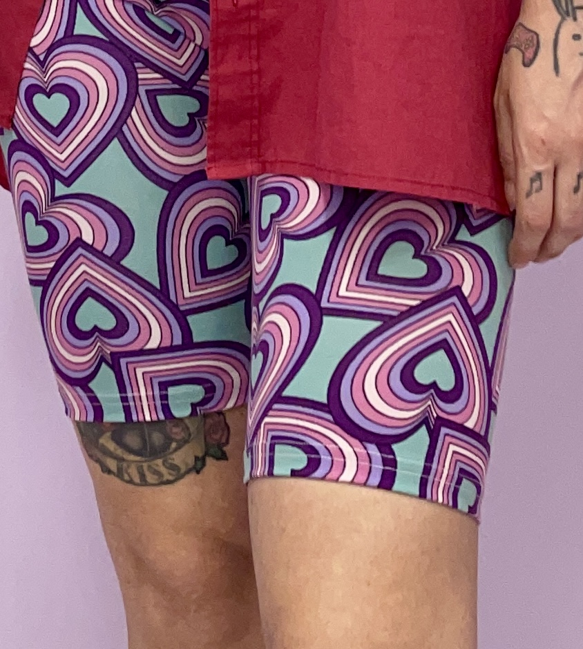 The *that 70’s flair* biker shorts