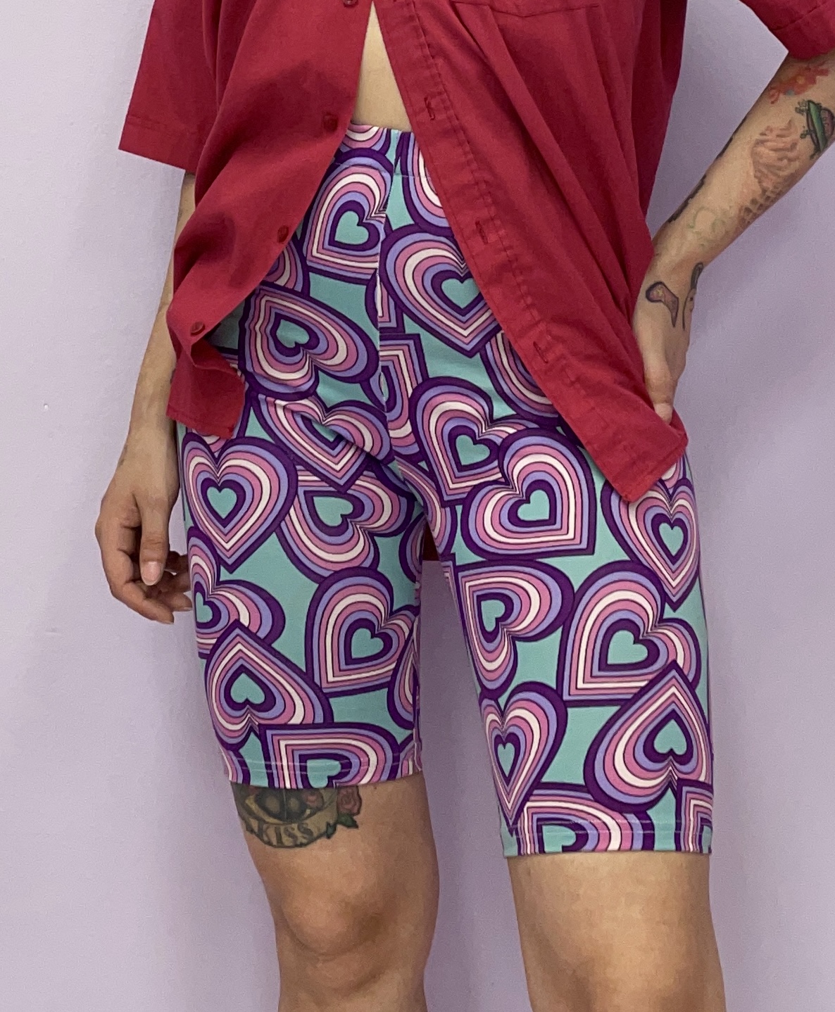 The *that 70’s flair* biker shorts