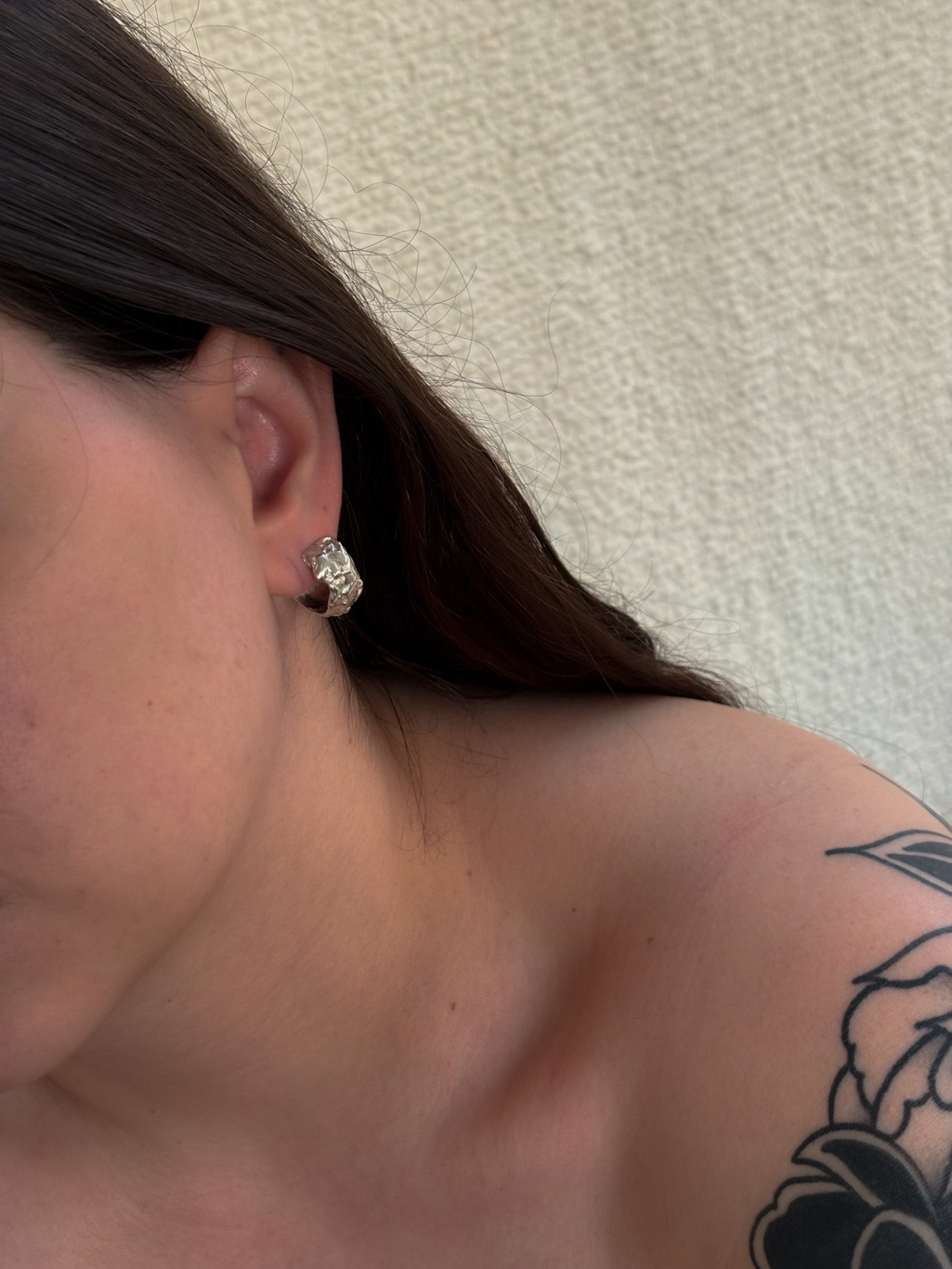 Crag Hoops earrings